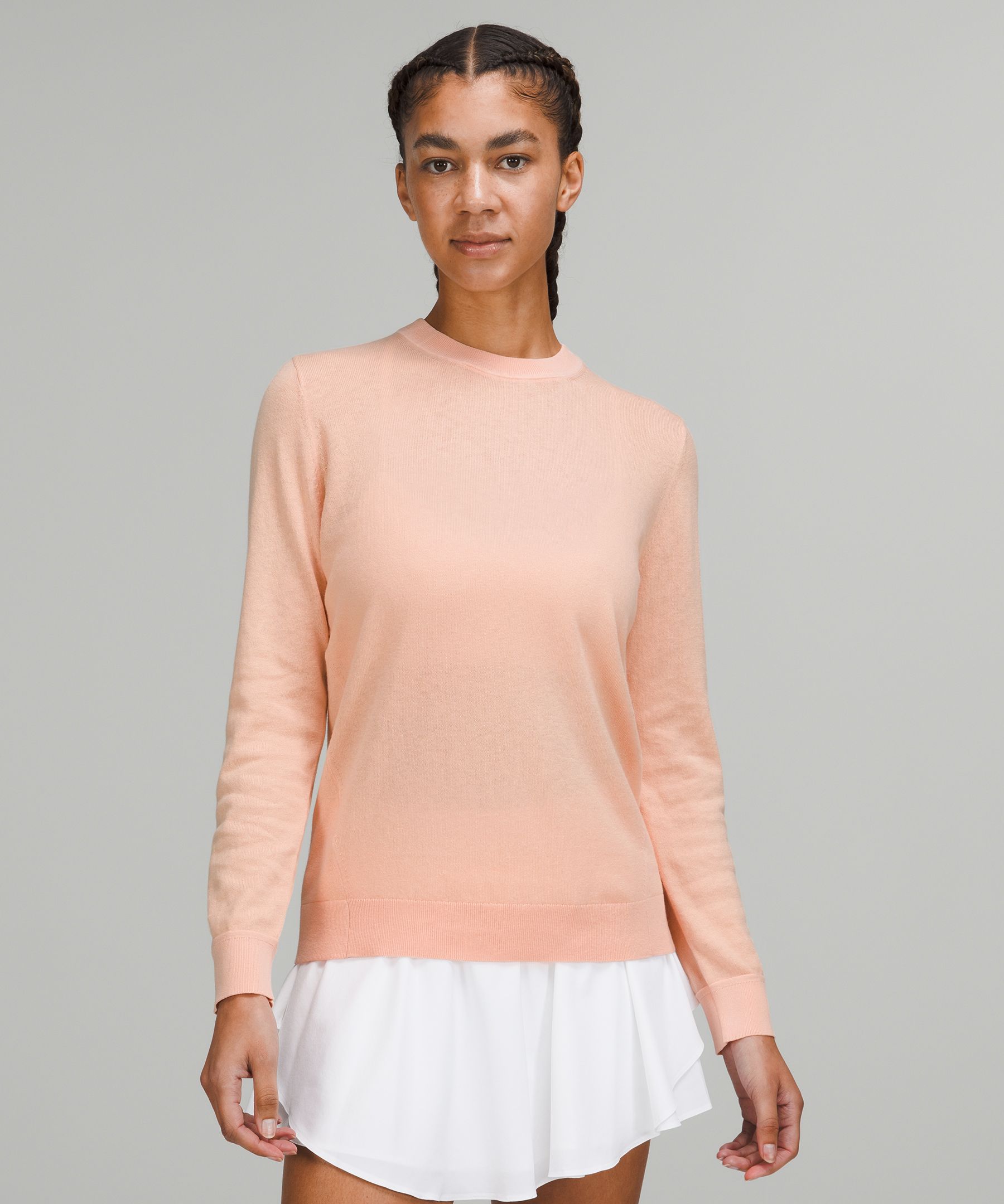 Silk-Blend Crewneck Sweater