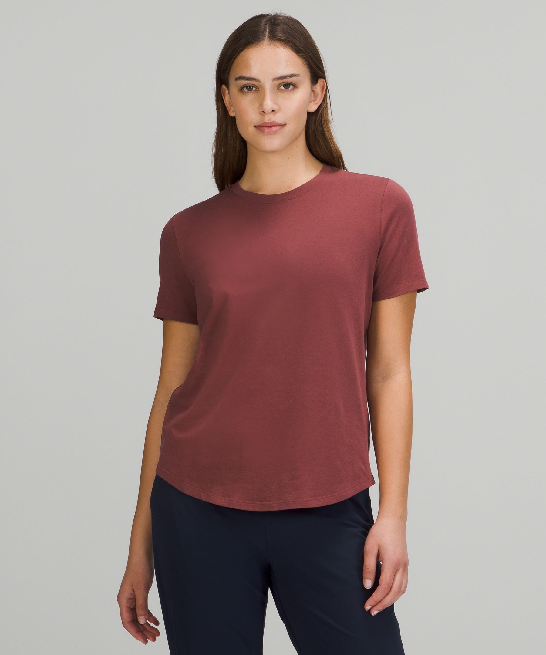 Lululemon Love Crew T-shirt In Smoky Red