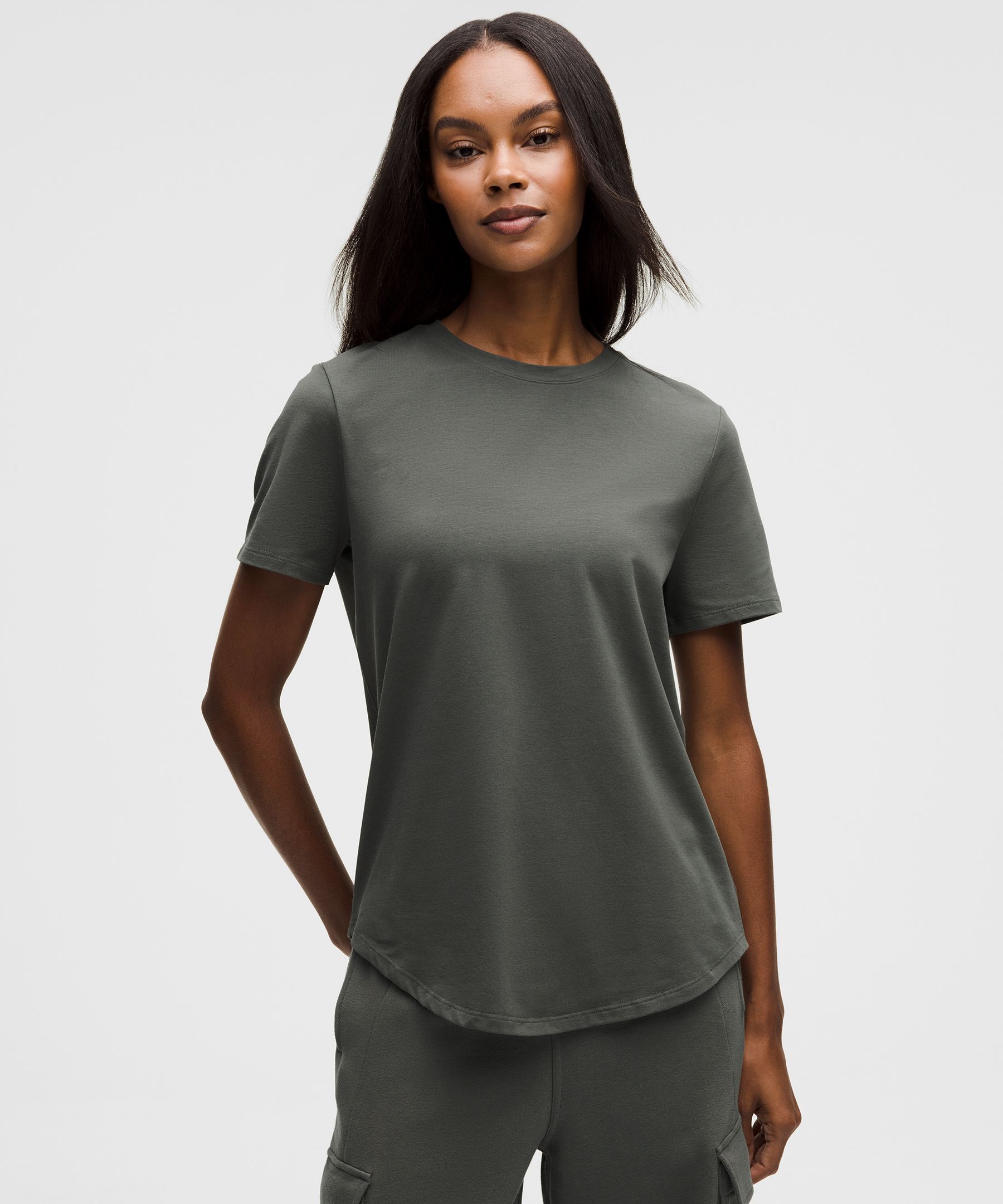 Lululemon Love Crewneck T-shirt In Gray