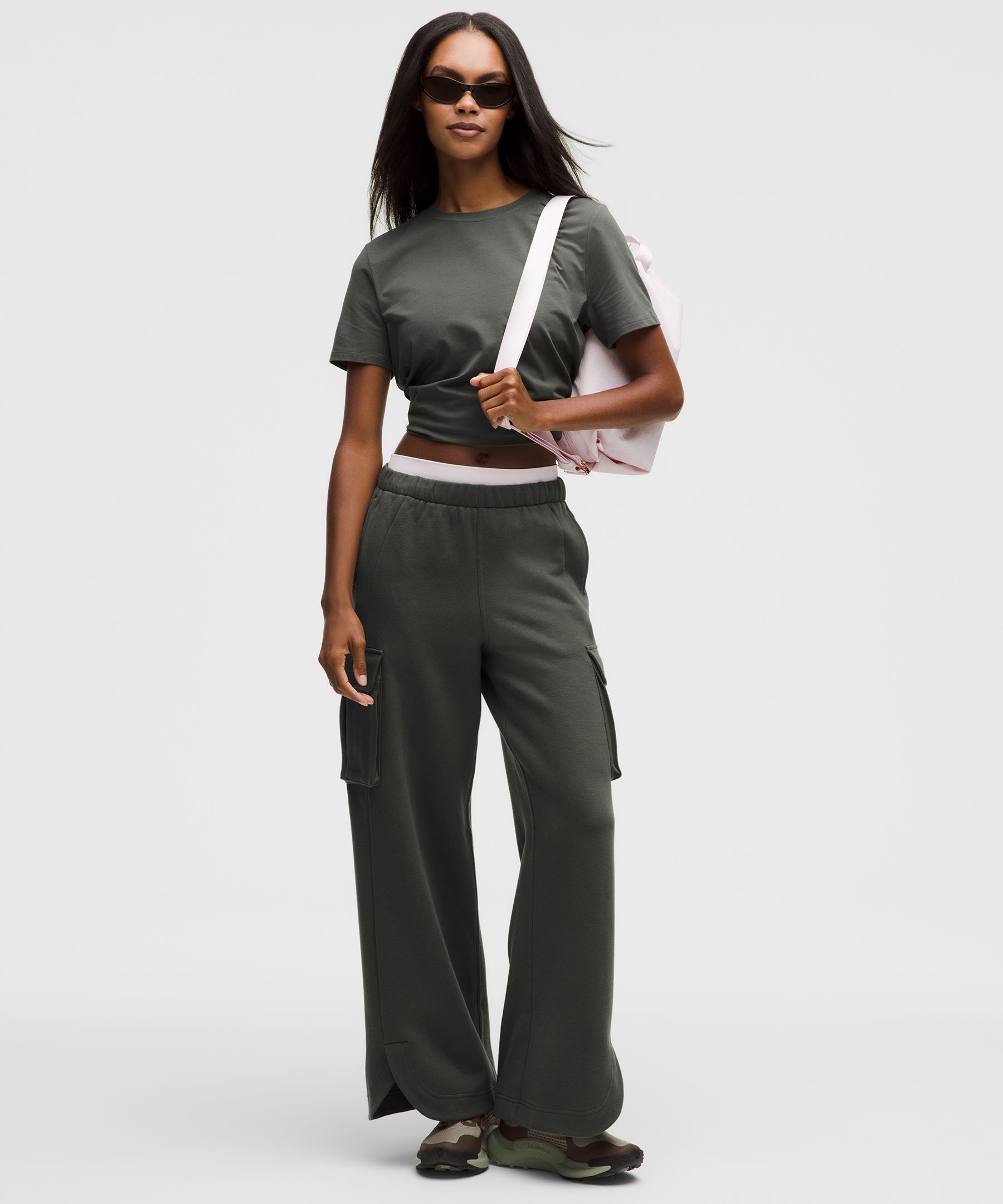 Lululemon Love Crewneck T-shirt In Gray