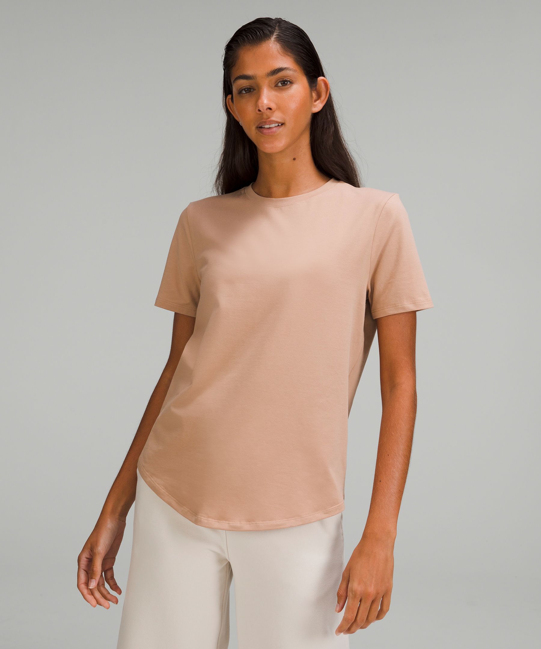 Lululemon Love Crew T-shirt In Pink Clay