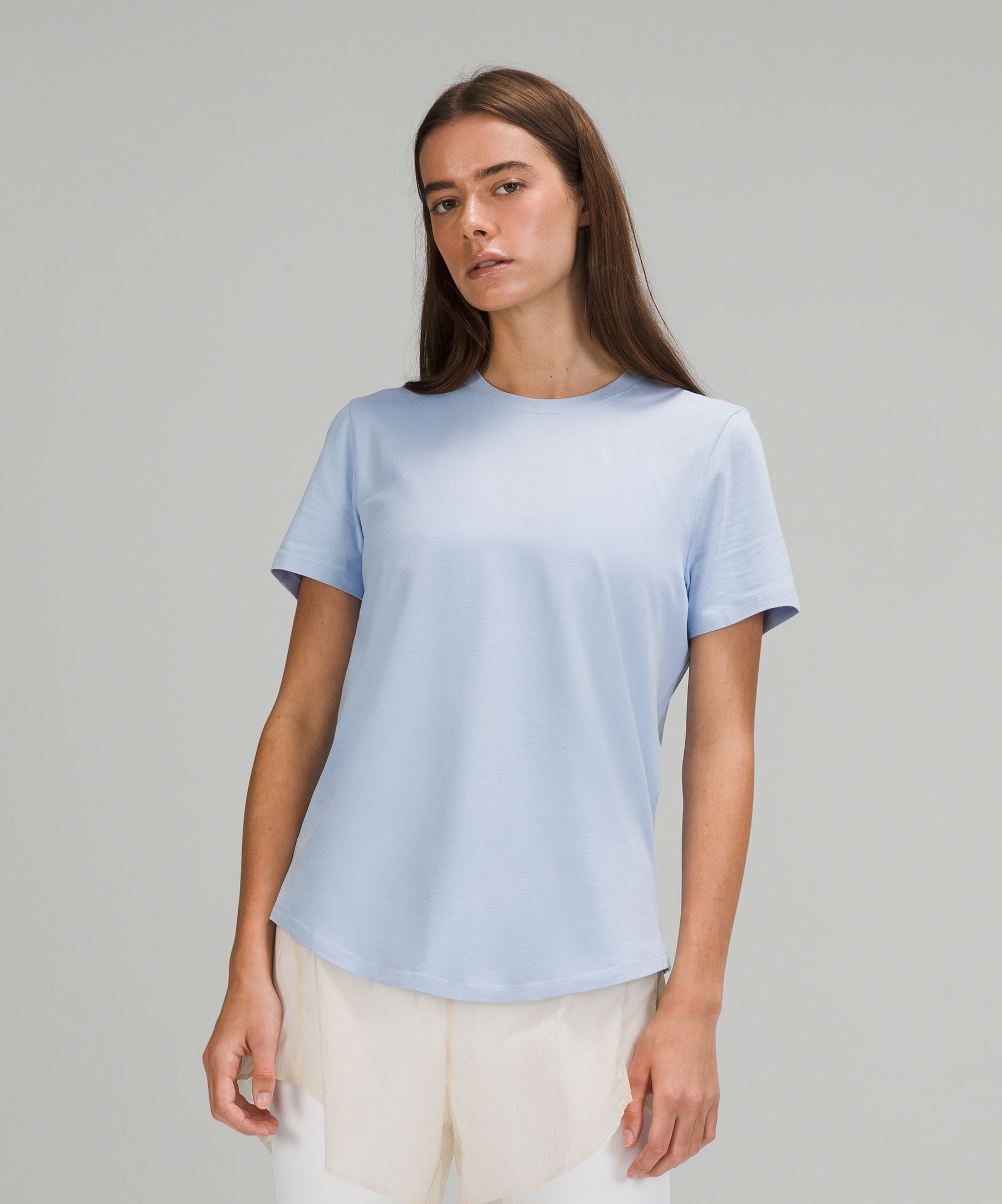 Lululemon Love Crew Short Sleeve Shirt T-shirt In Blue
