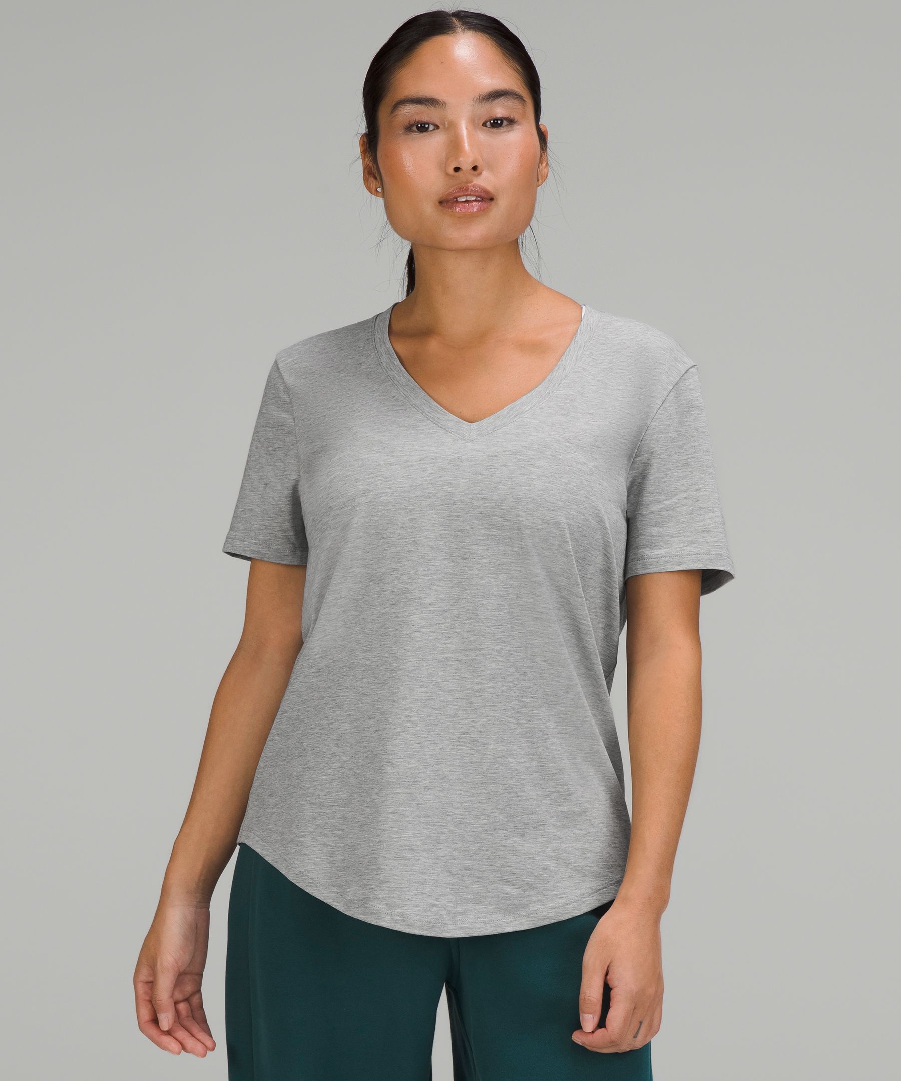 Love V-Neck T-Shirt  Women's Short Sleeve Shirts & Tee's