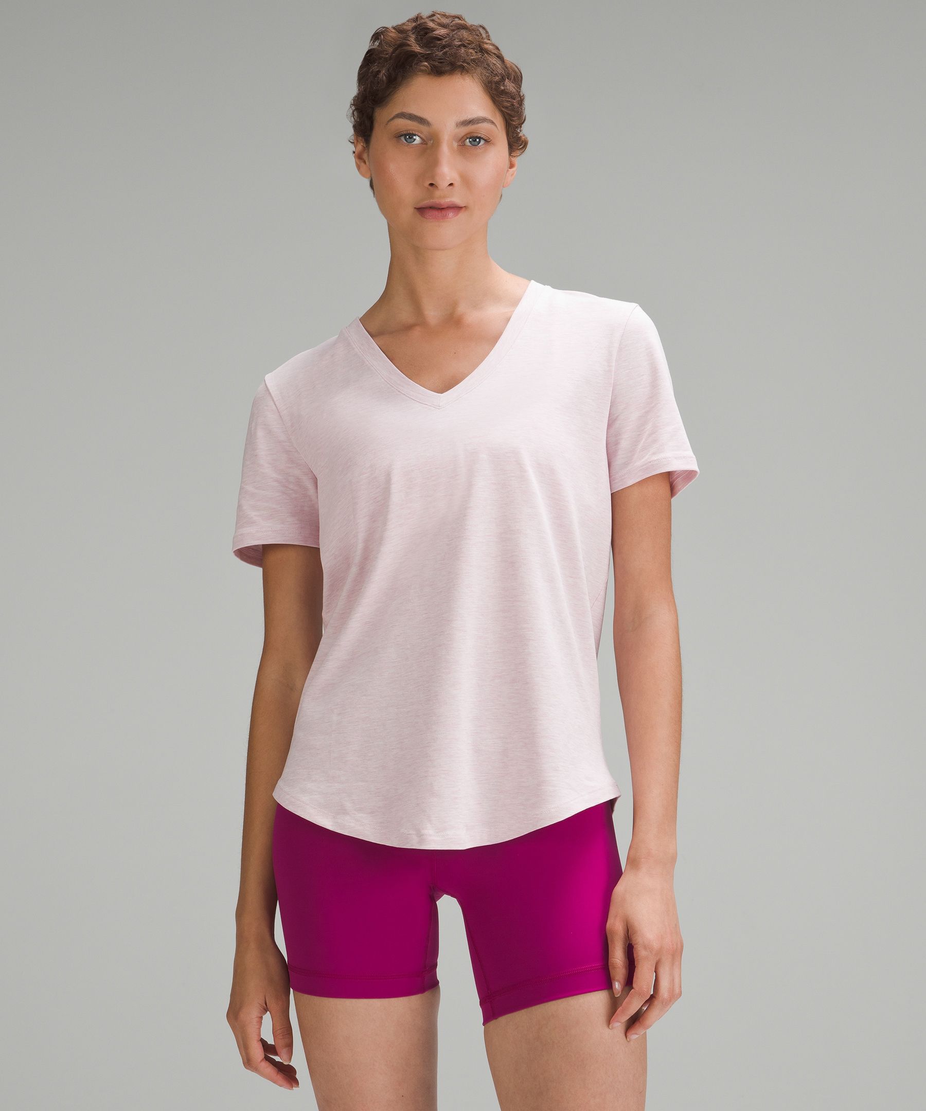 Lululemon Love V-neck T-shirt In Pink