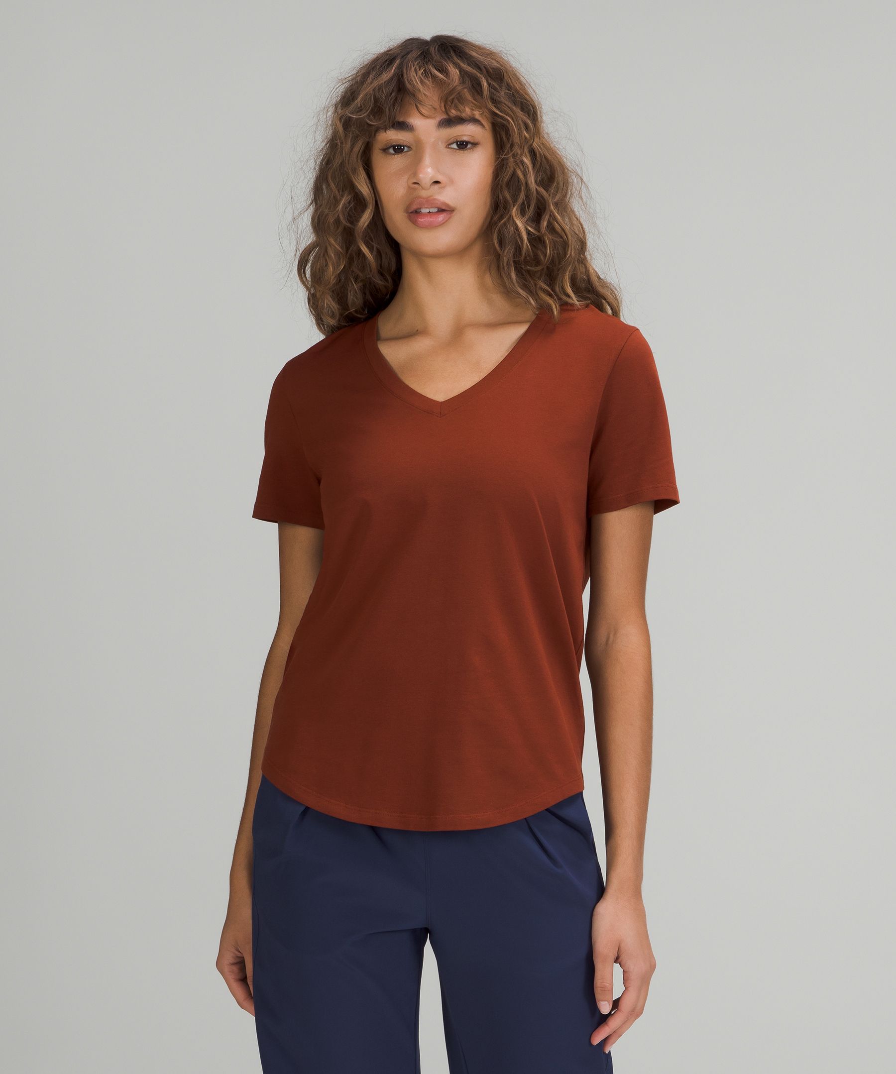 Lululemon Love V-neck T-shirt In Date Brown