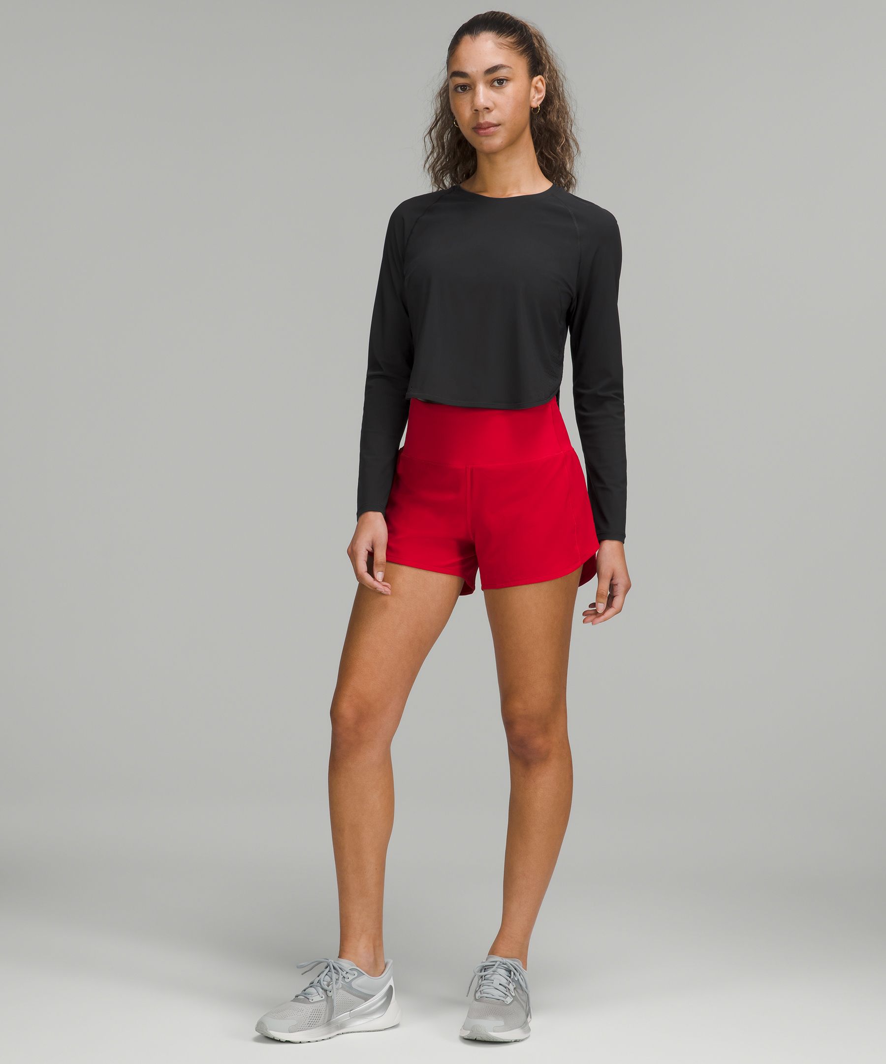 Crew Neck UV Protection Running Long Sleeve Shirt