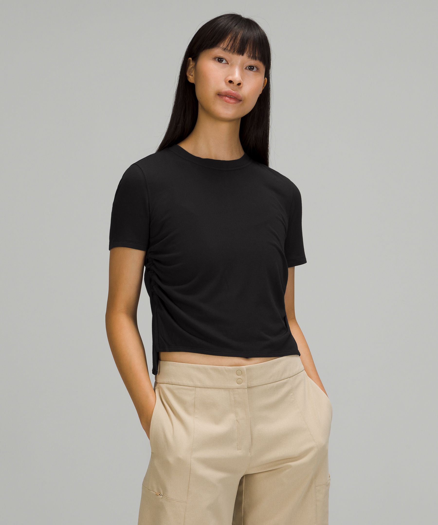 Side Cinch Ribbed T Shirt Lululemon EU