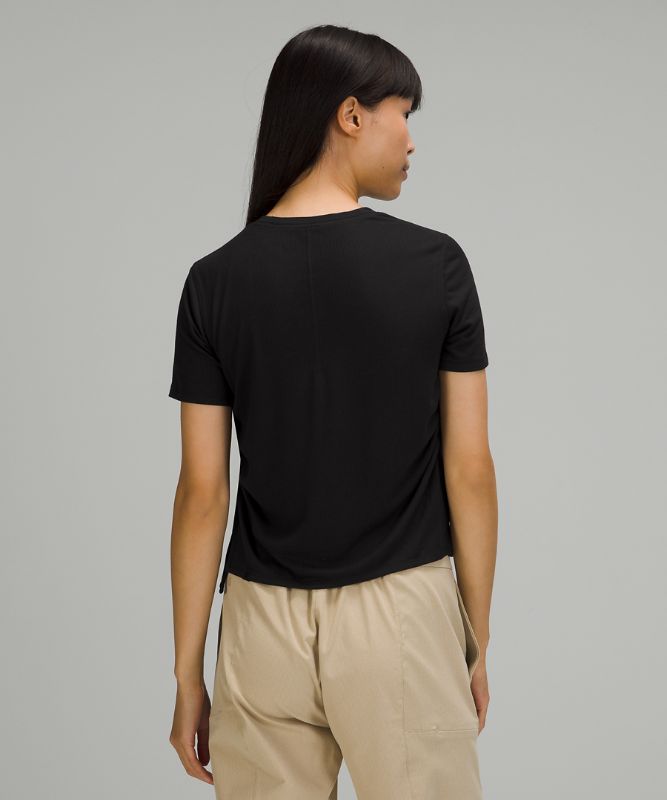 Side Cinch Ribbed T-Shirt