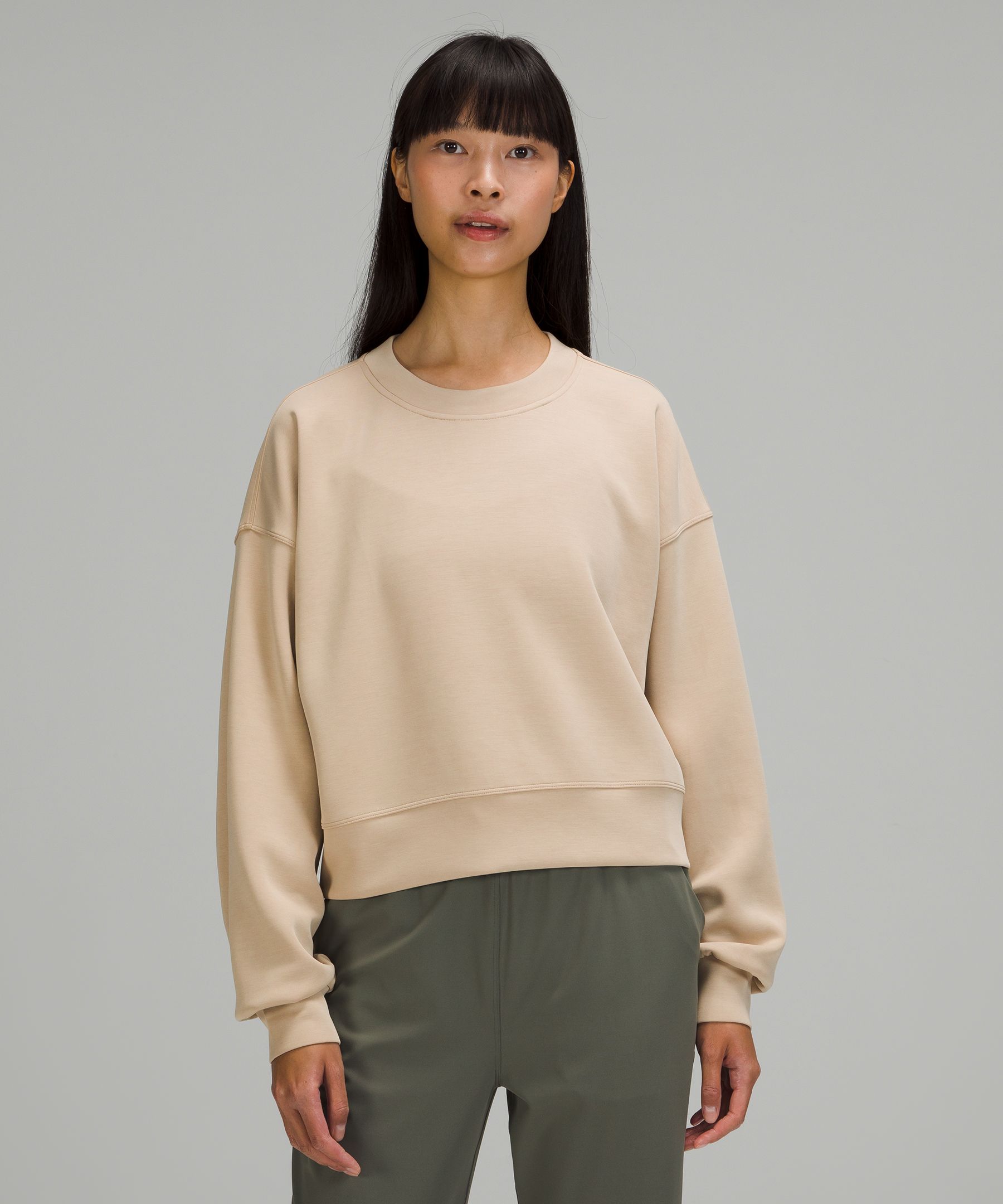 Lululemon Perfectly Oversized Cropped Crew Softstreme