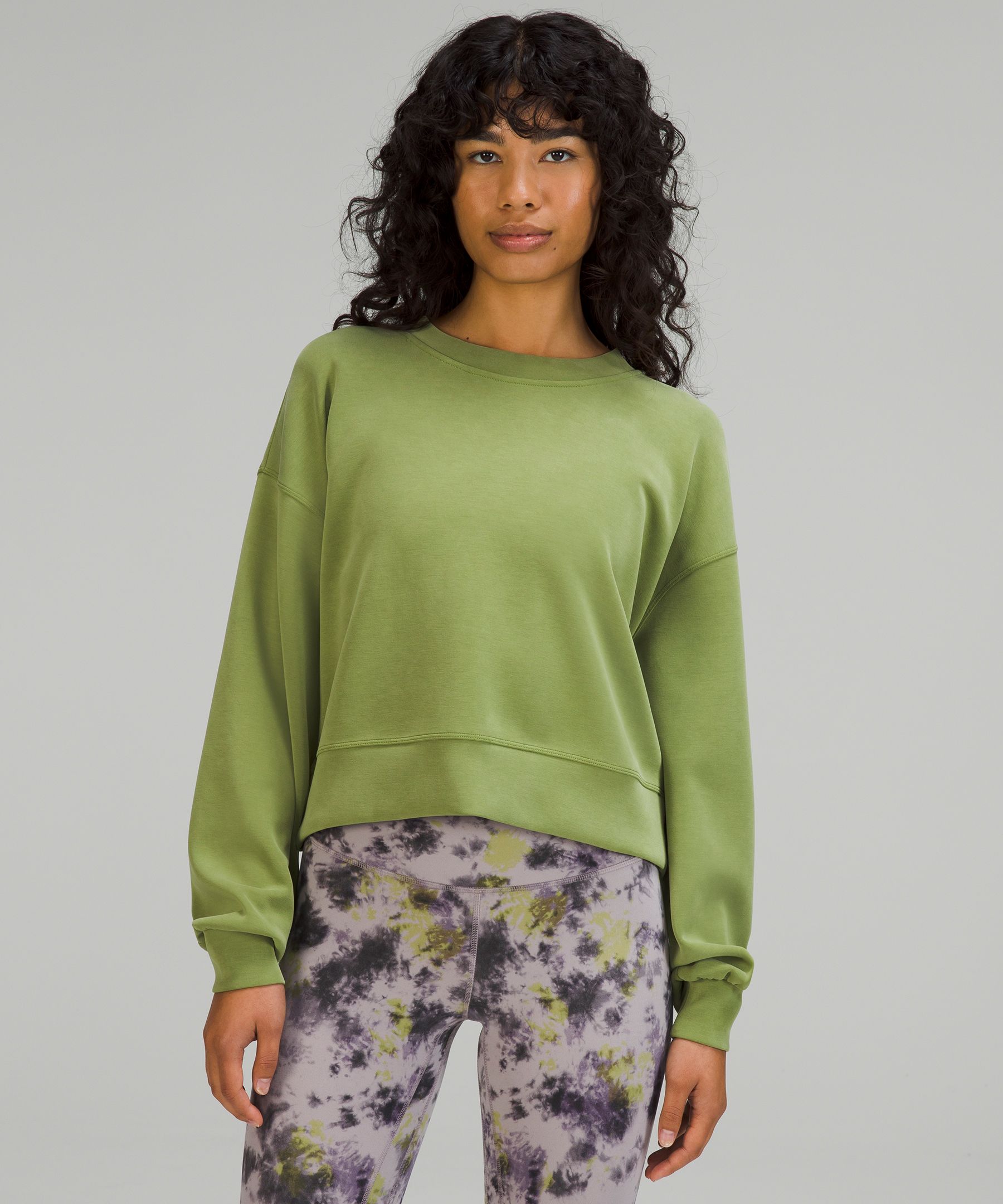 Lululemon Perfectly Oversized Cropped Crew Softstreme