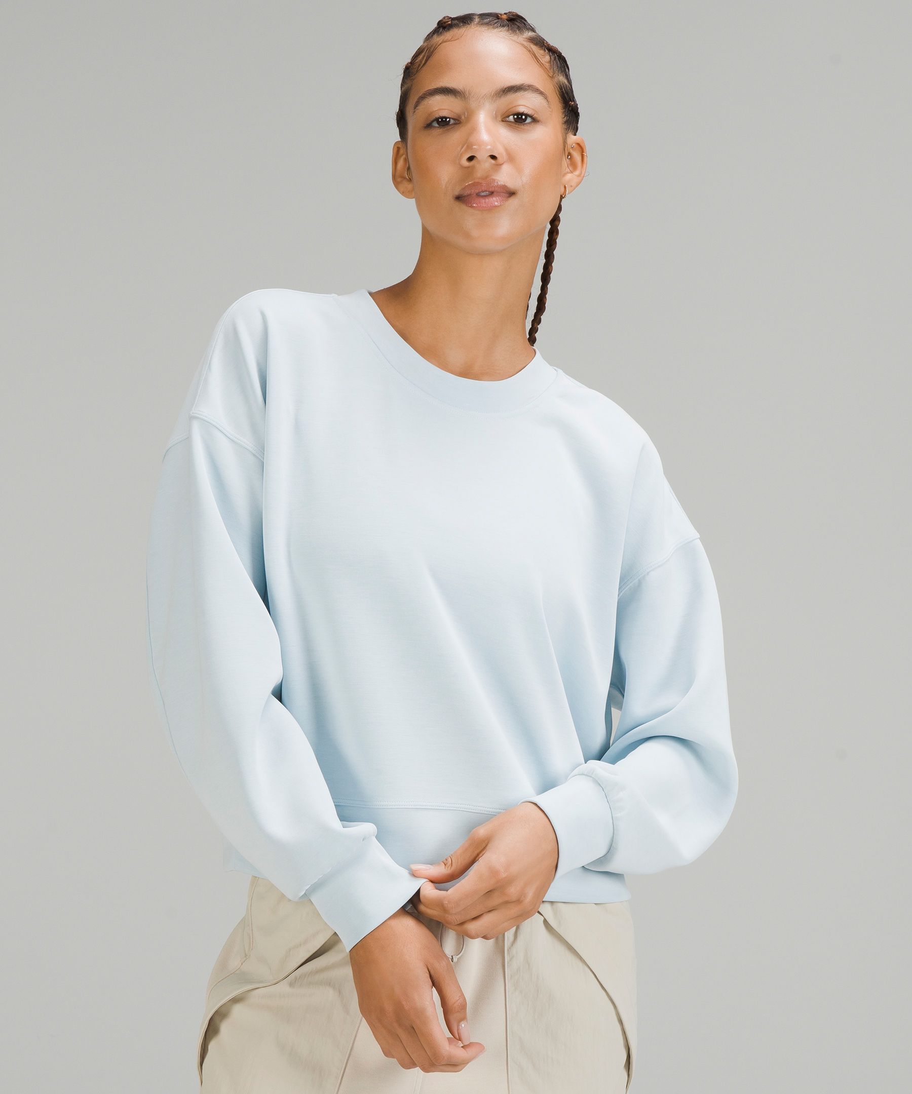 Softstreme Perfectly Oversized Cropped Crew | Women's Hoodies ...