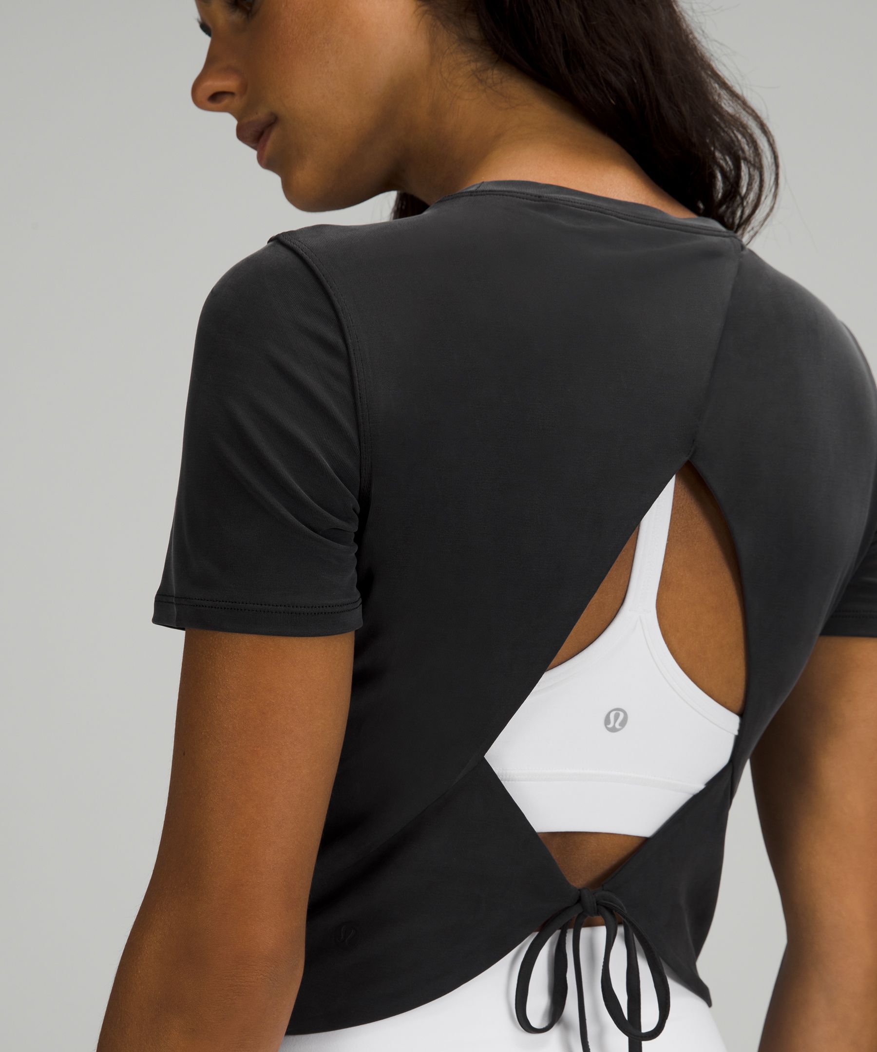 SUUKSESS Open Back Short Sleeve … curated on LTK