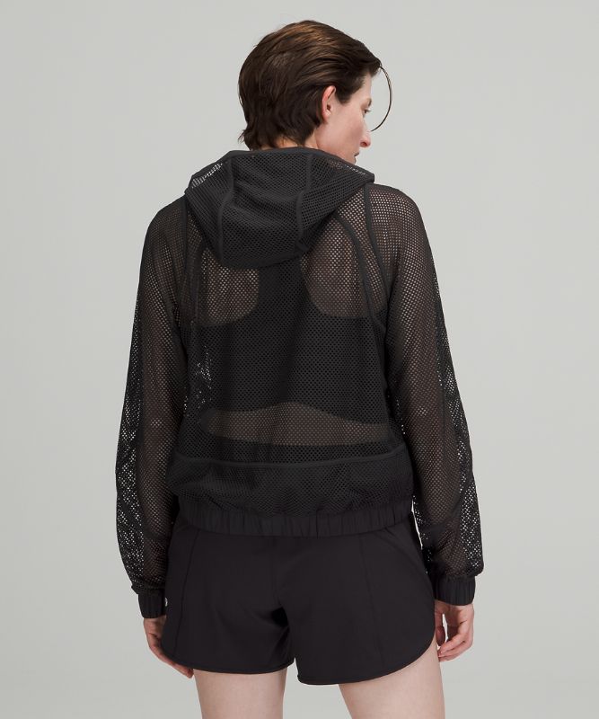 Relaxed Fit Mesh Jacket