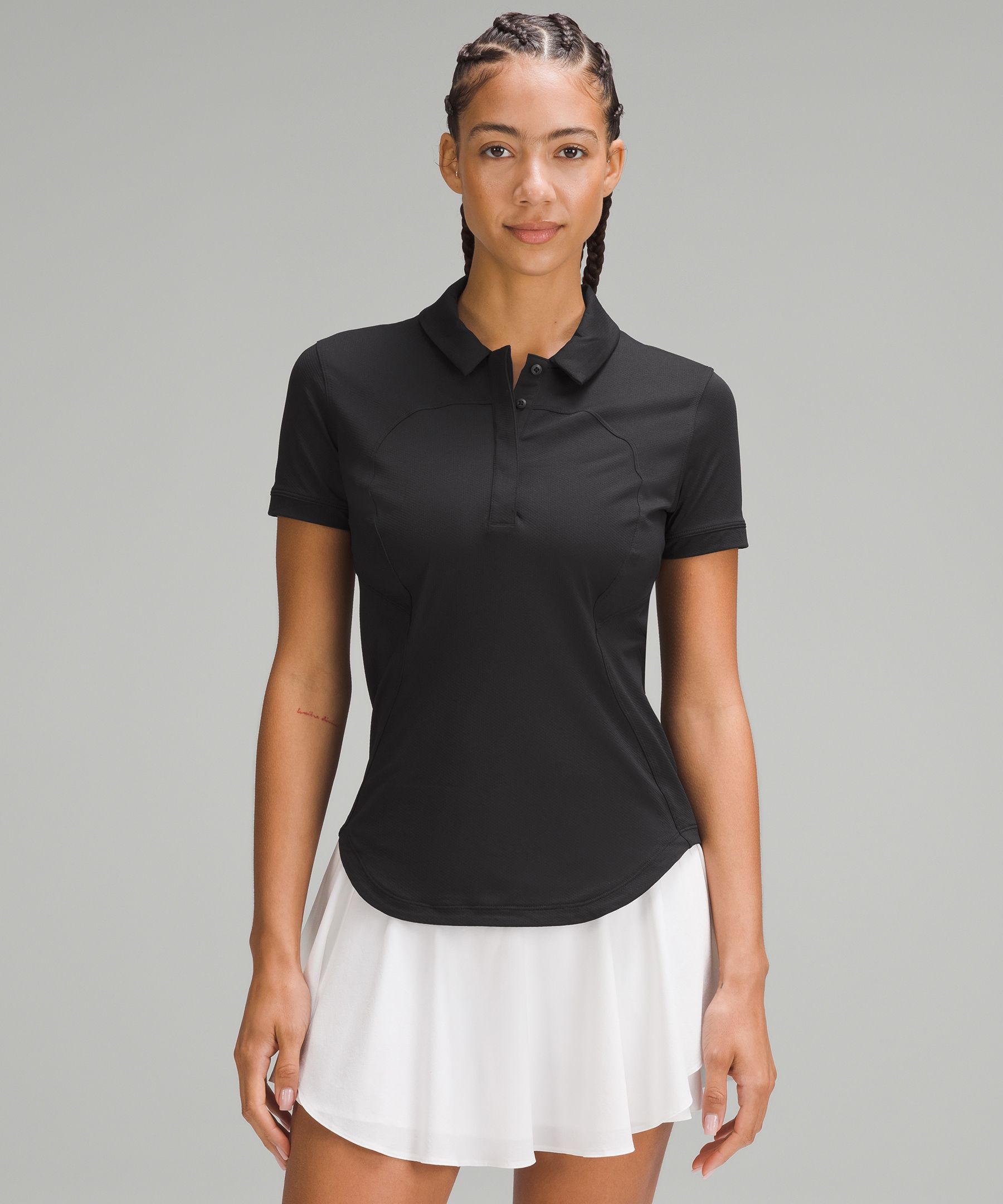 Nike women's dry clearance short sleeve golf polo