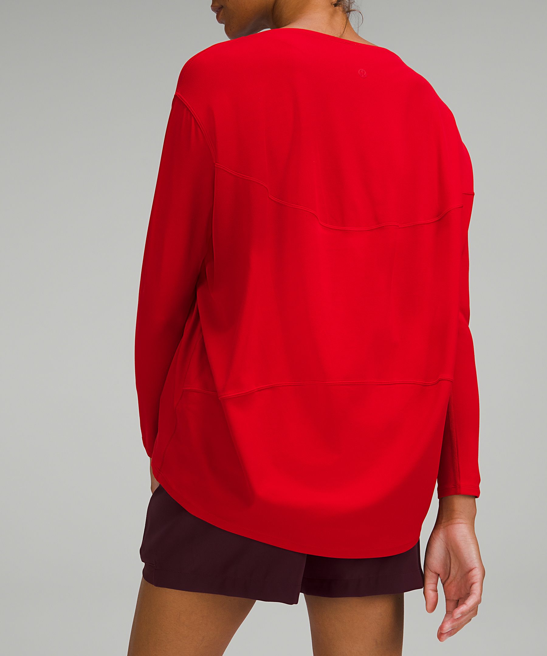 Lululemon Back in Action Long Sleeve Shirt *Nulu - Heathered Gull