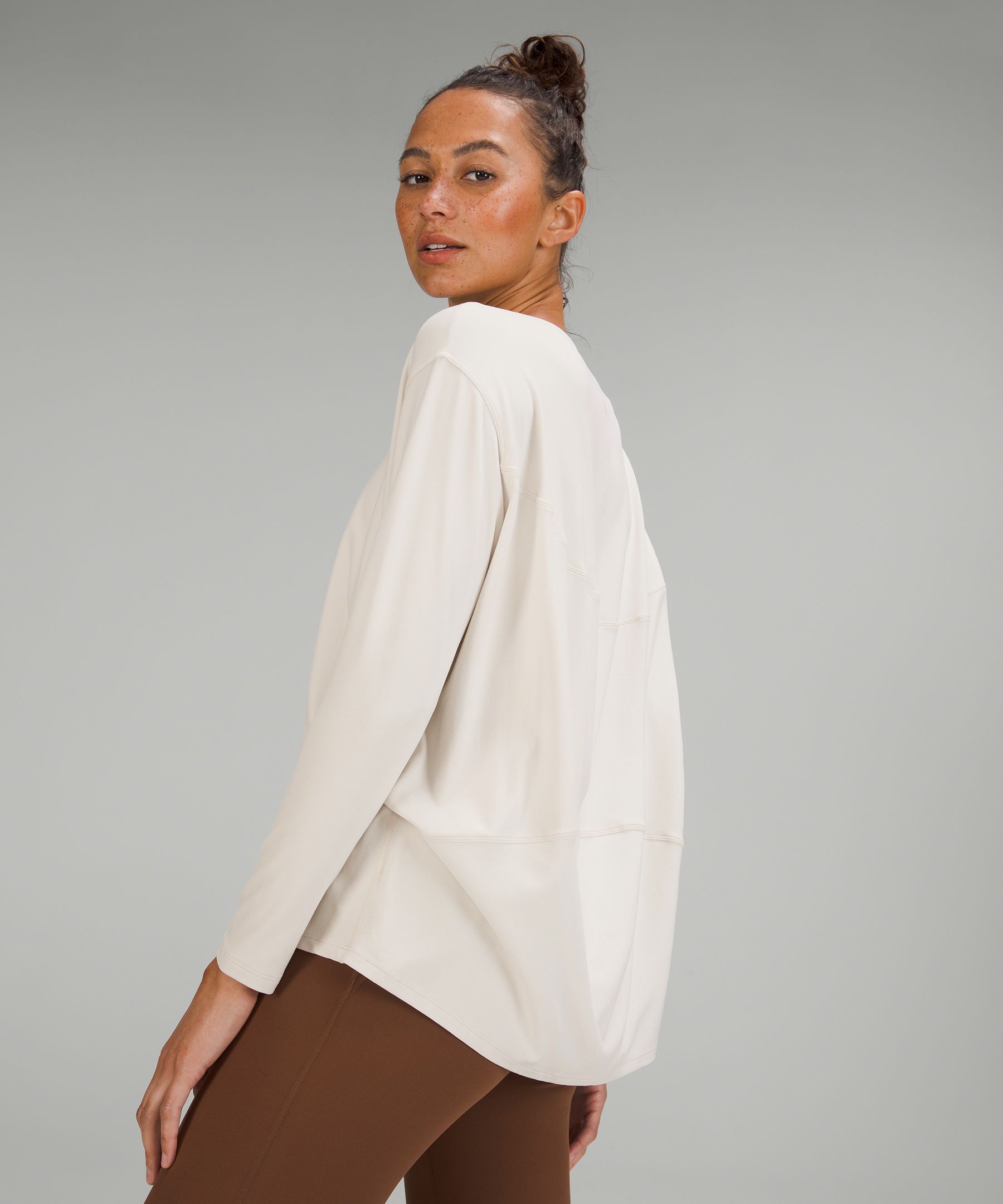 Lululemon Back in Action Long Sleeve Shirt *Nulu - Auric Gold