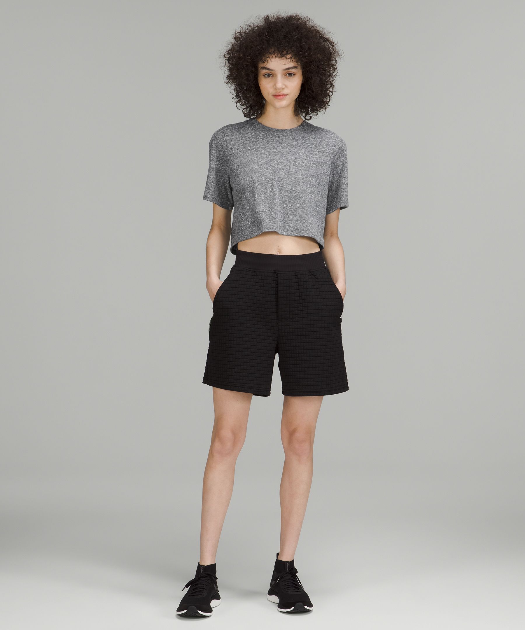 lululemon lab Relaxed Cropped Crewneck T-Shirt | Lululemon EU