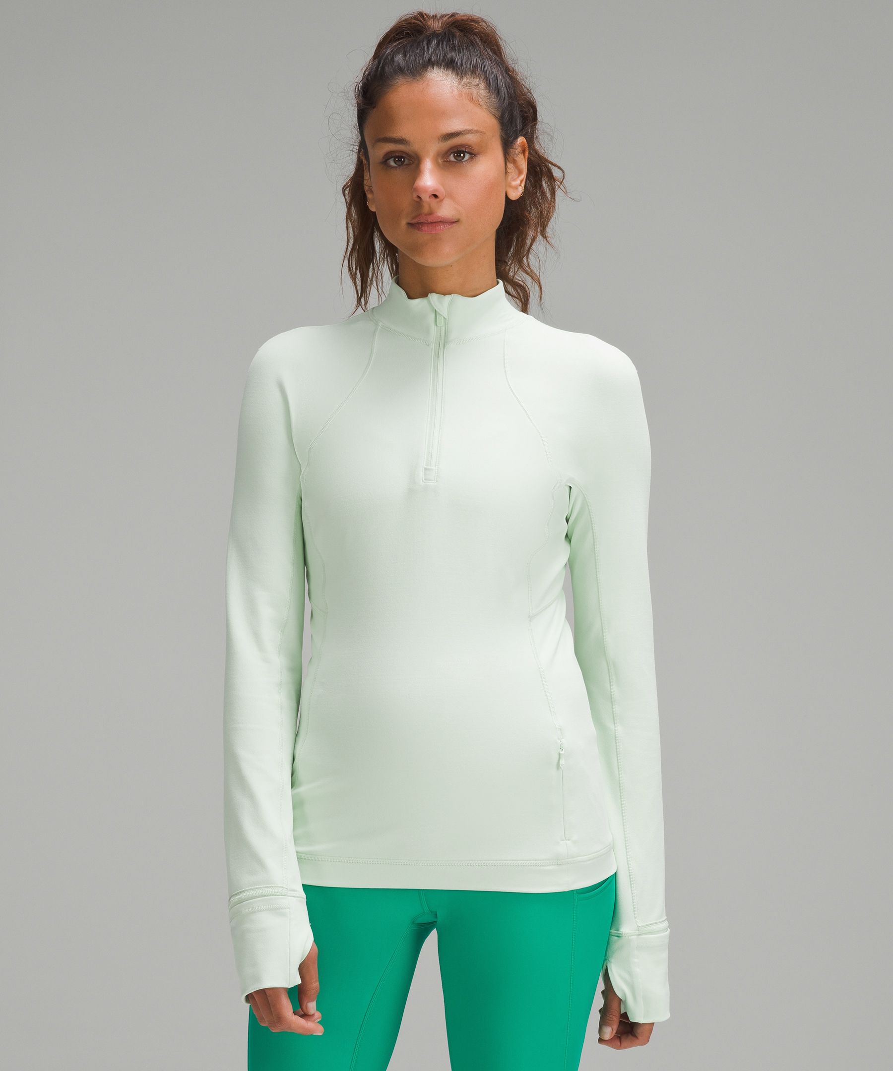 Lululemon Cross the Day Long Sleeve - White - lulu fanatics