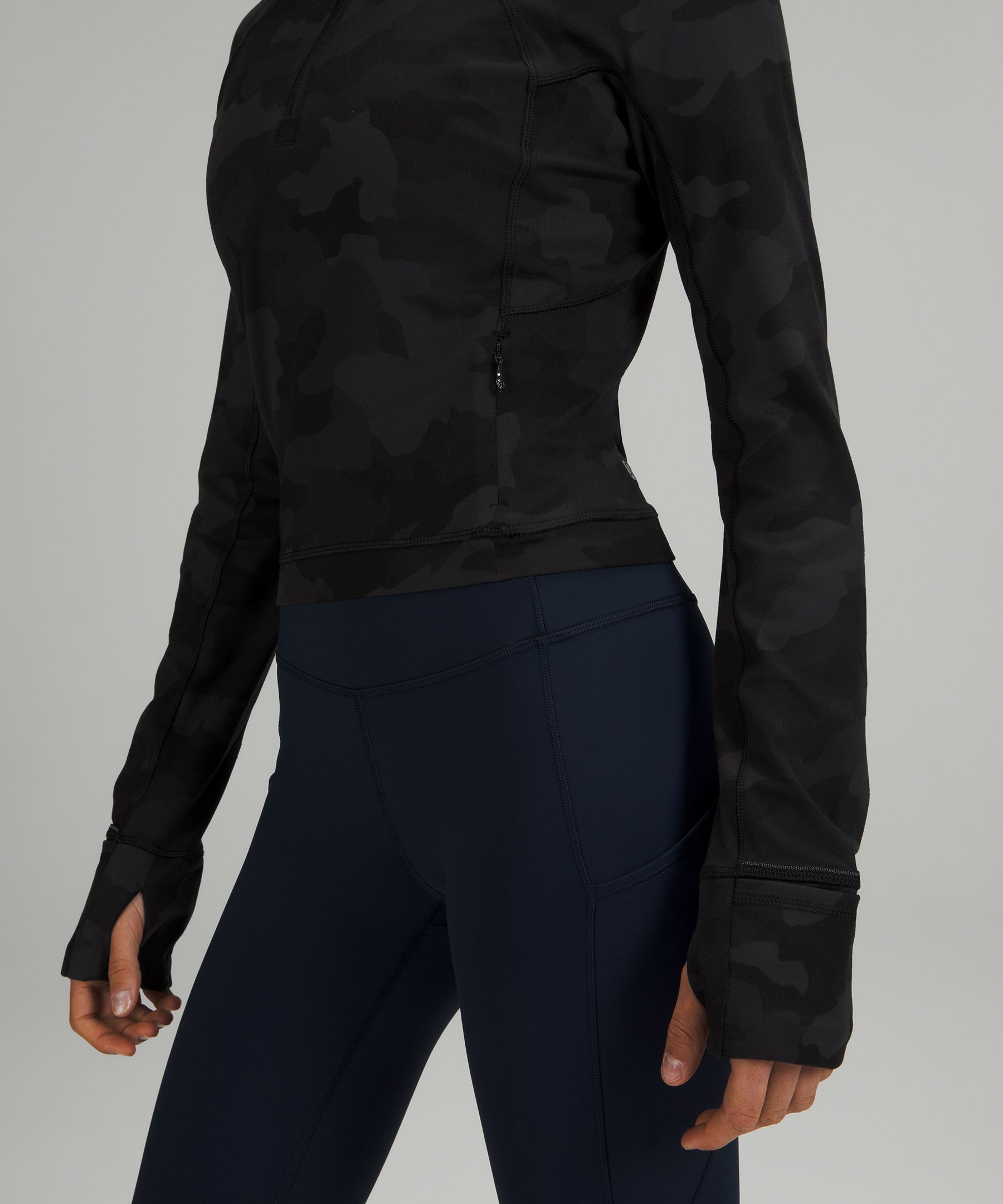 It's Rulu Run Cropped Half-Zip