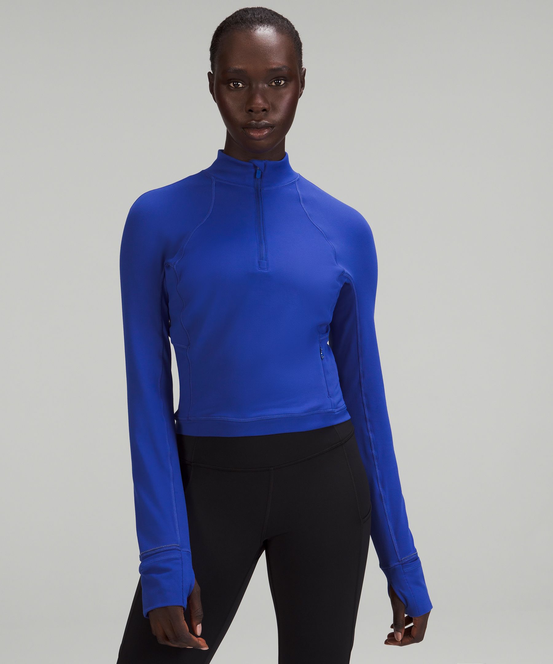 It's Rulu Cropped Half Zip