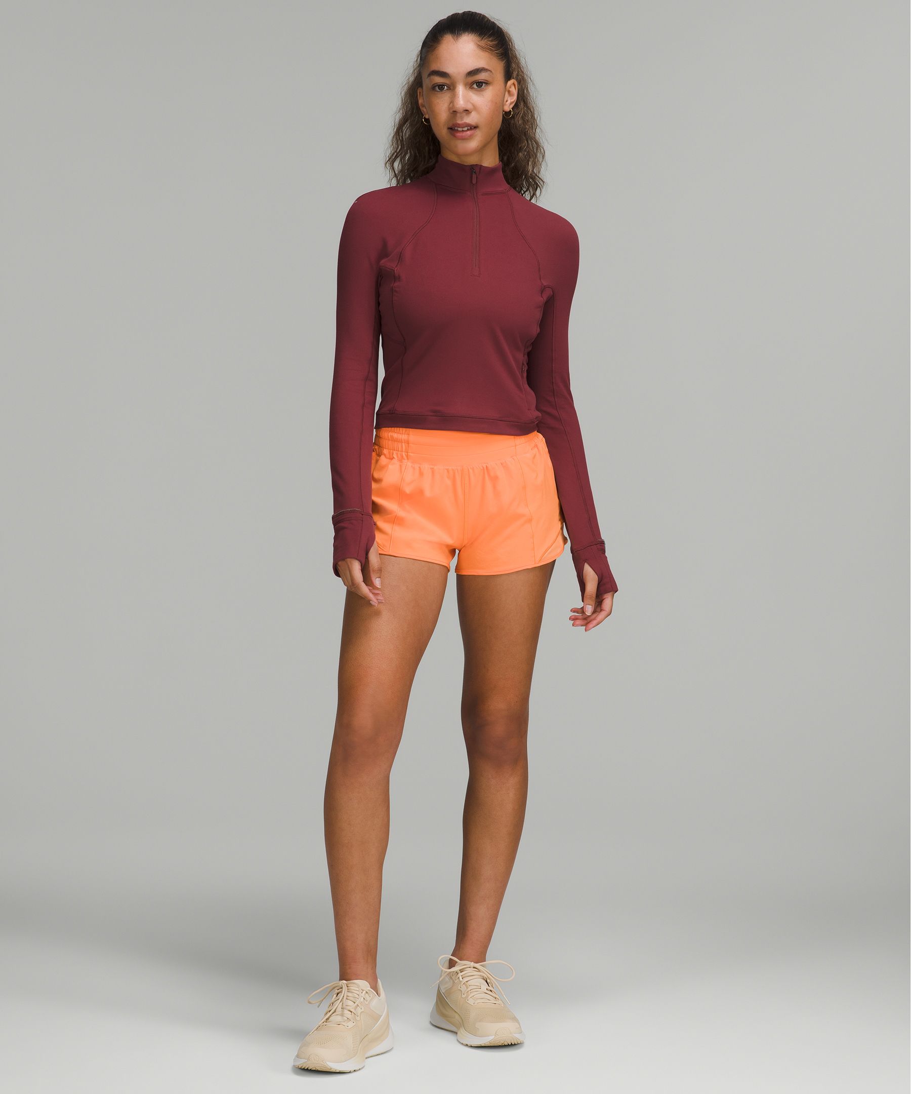 rulu cropped half zip