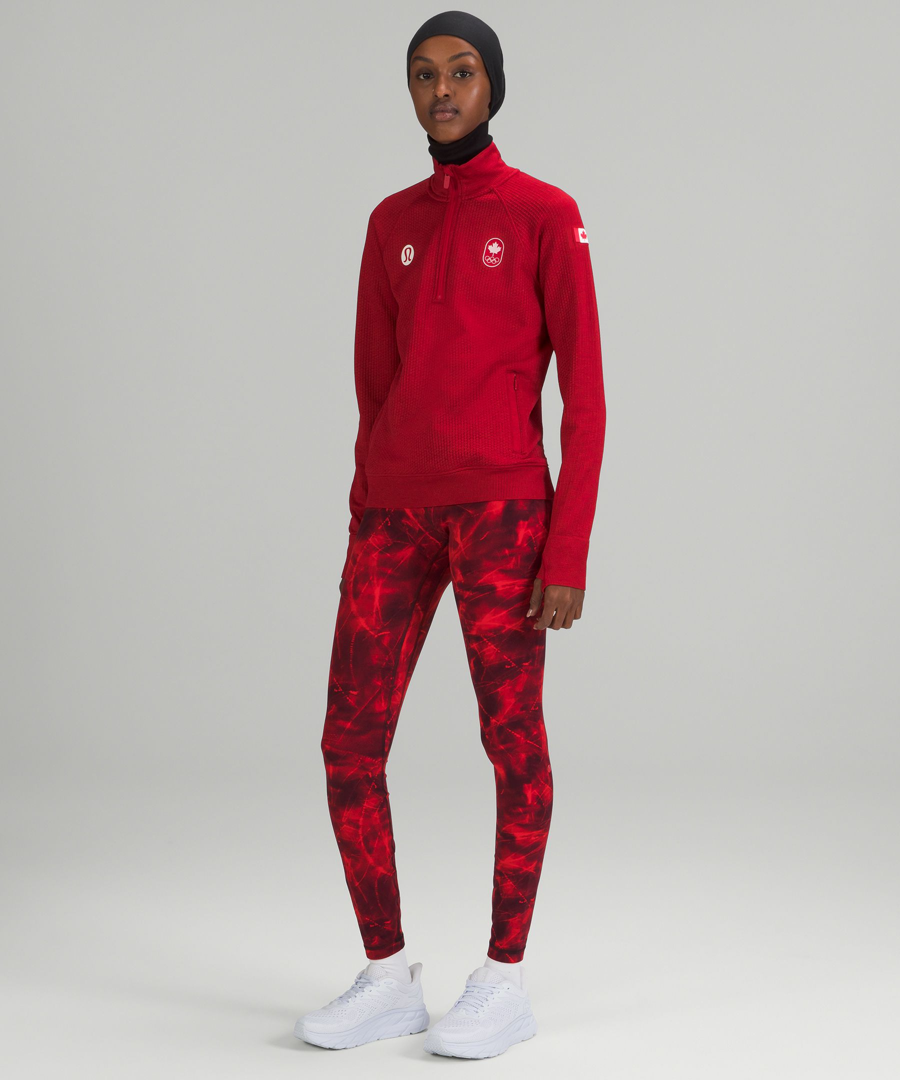 Lululemon Team Canada Women's Engineered Warmth Half-Zip *COC Logo. 2