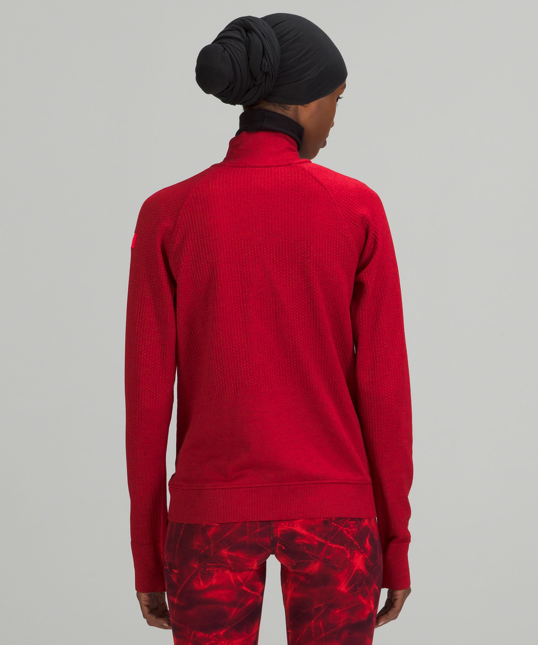 Lululemon Team Canada Women's Engineered Warmth Half-Zip *COC Logo. 3