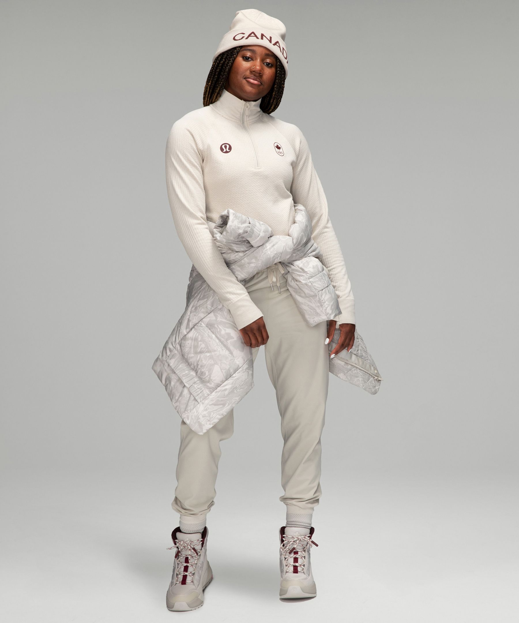 Lululemon Team Canada Engineered Warmth Half-Zip *COC Logo. 3