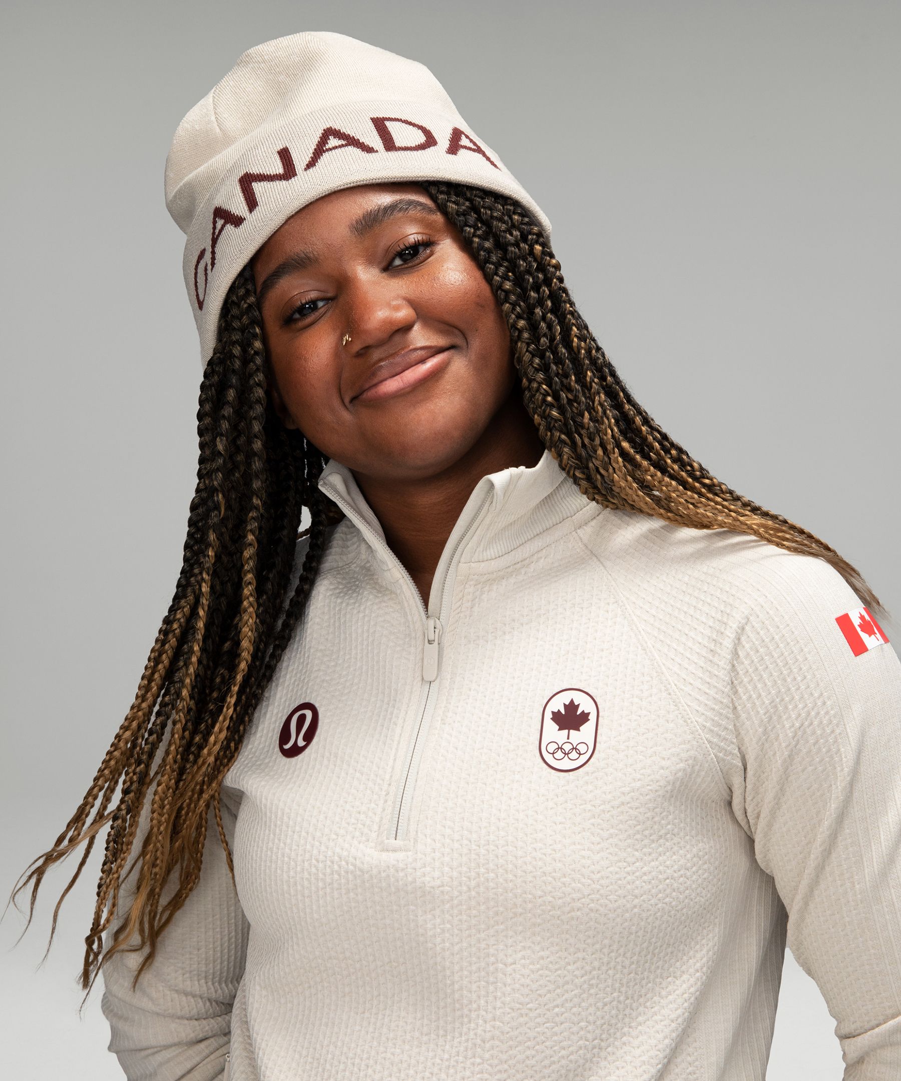 Lululemon Team Canada Engineered Warmth Half-Zip *COC Logo. 1