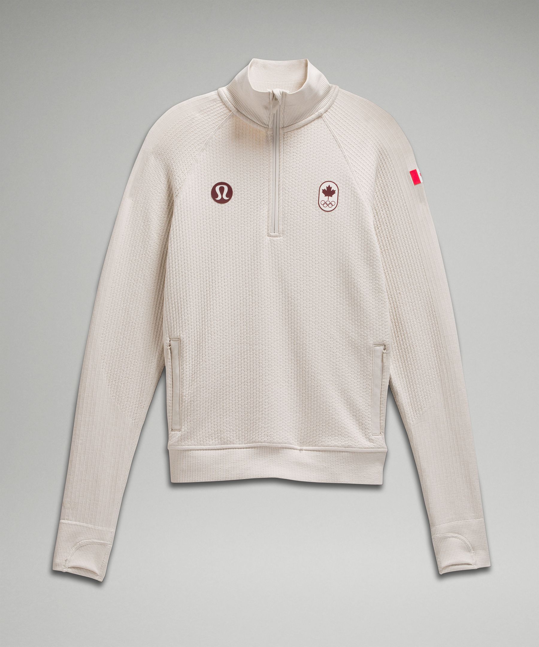 Lululemon Team Canada Engineered Warmth Half-Zip *COC Logo. 5