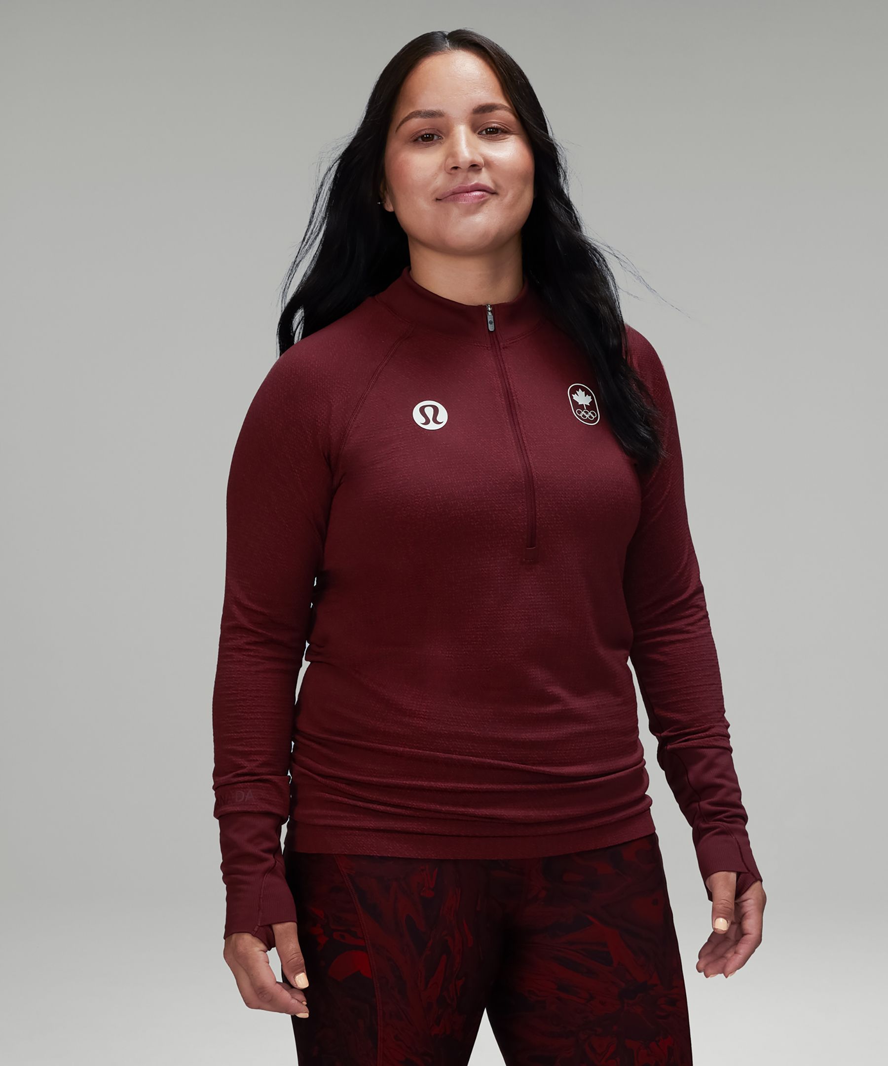 Lululemon outlet team canada swiftly tech half zip