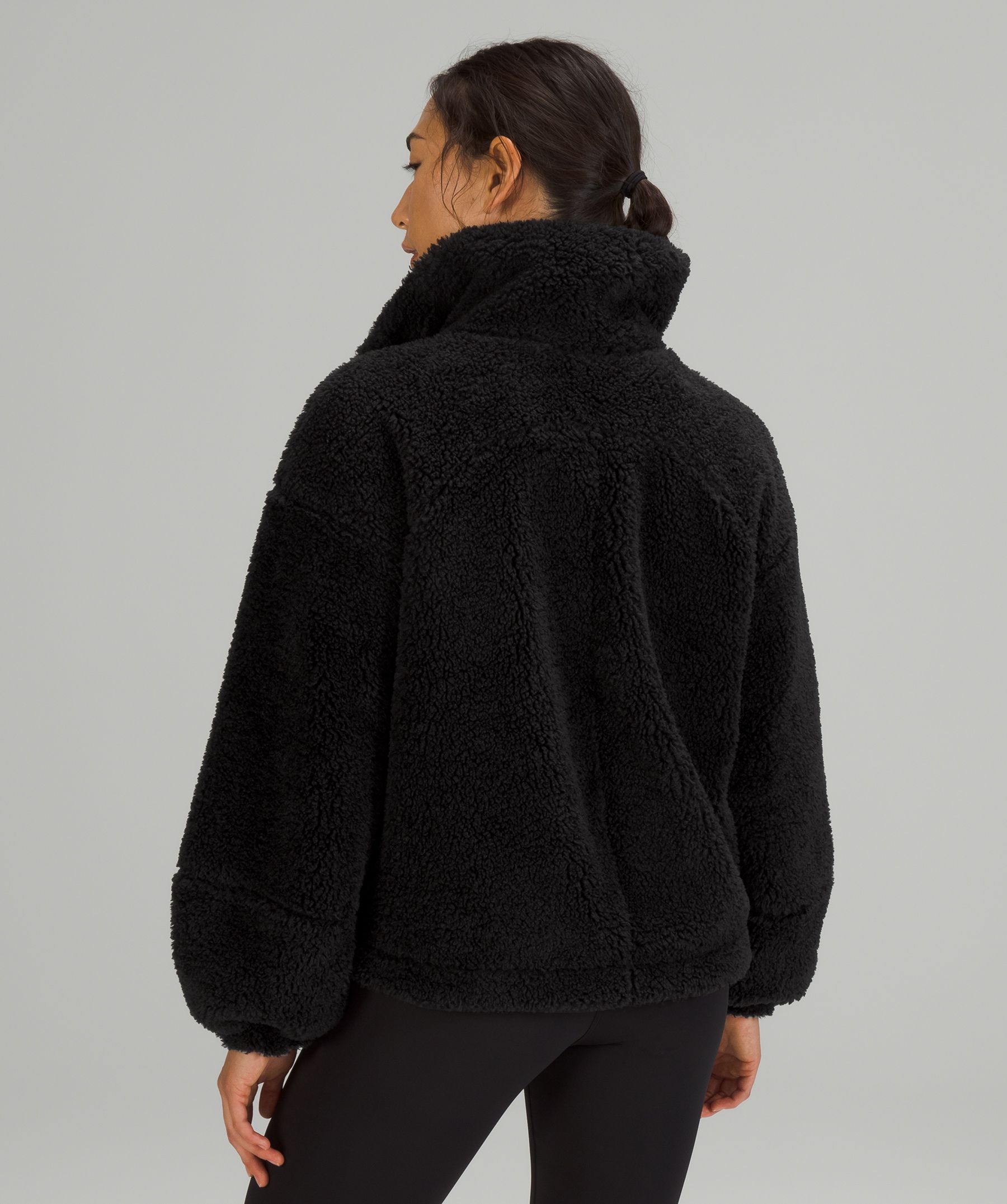 Cinchable Fleece Zip Up