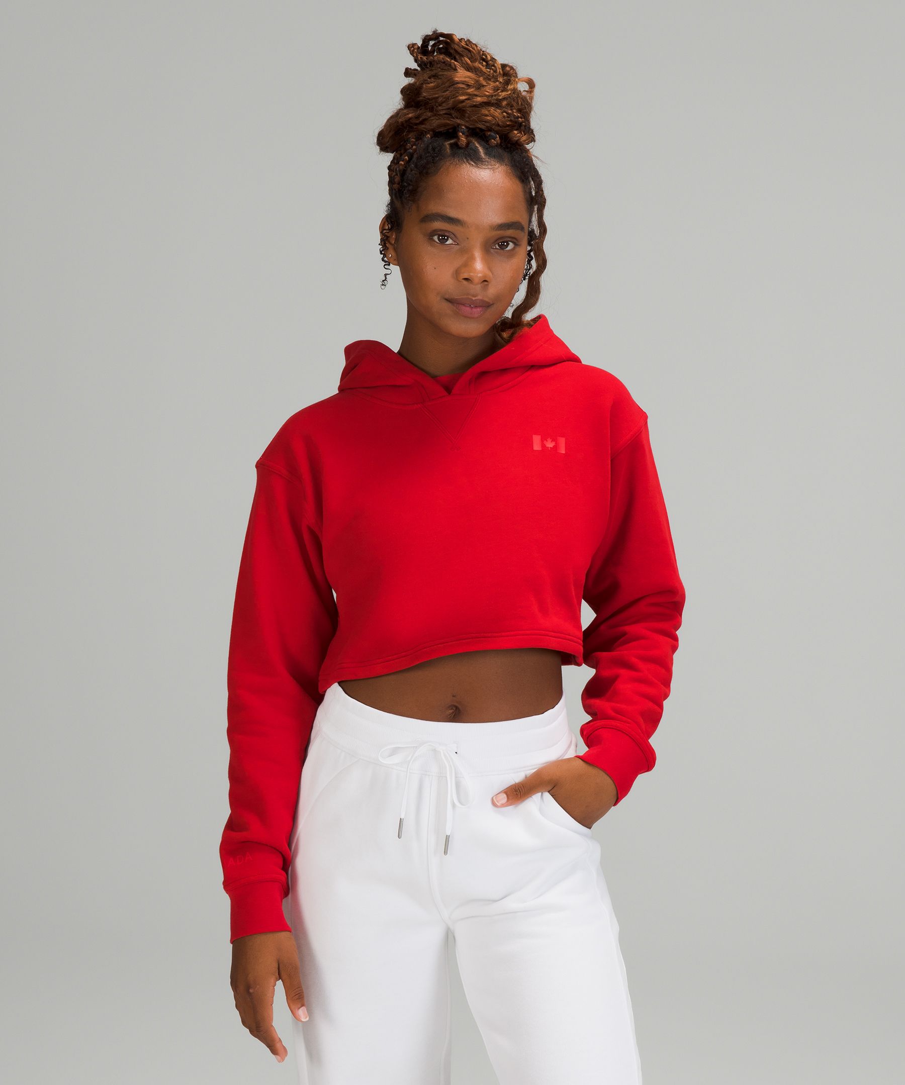 Team Canada All Yours Cropped Hoodie *COC Logo, Women's Hoodies &  Sweatshirts