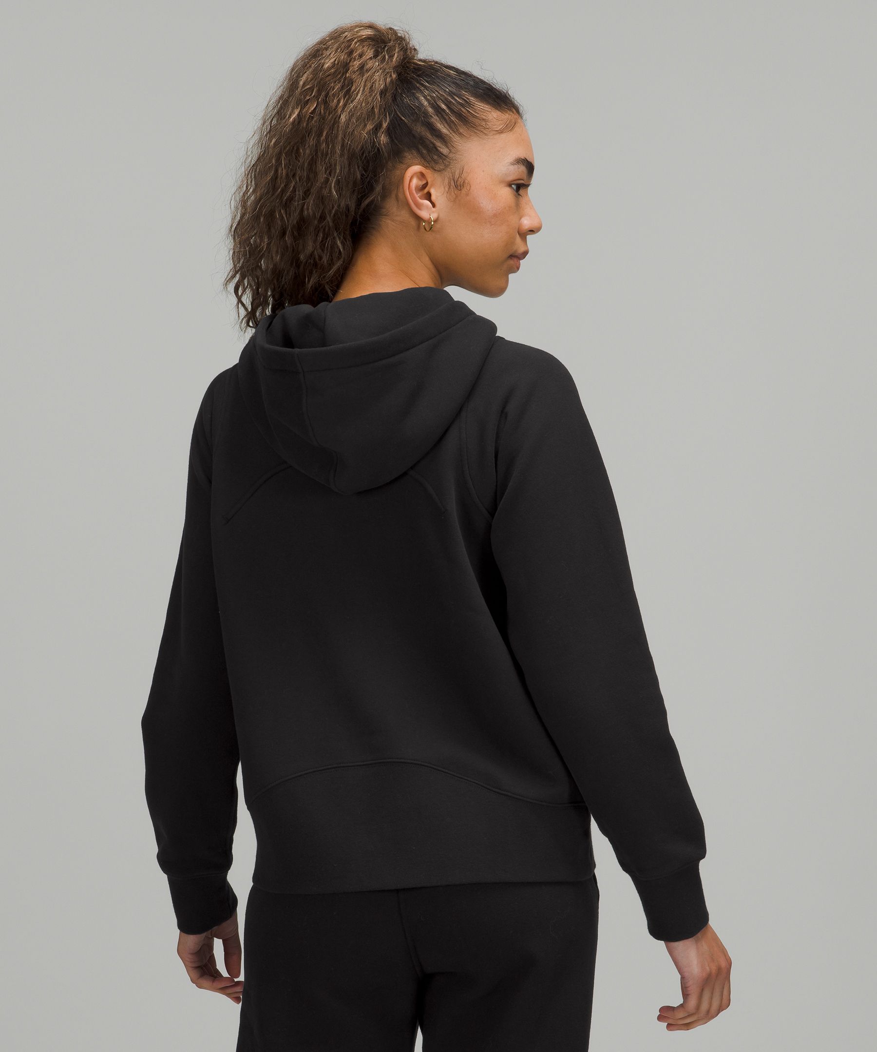 Lululemon Loungeful Zip Hoodie - Black - lulu fanatics