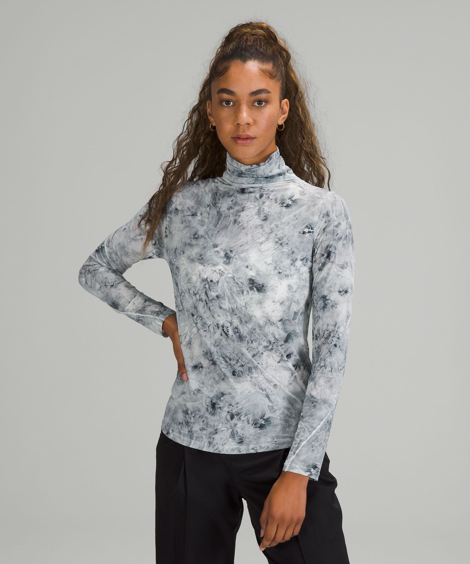 Long sleeve tight clearance turtleneck