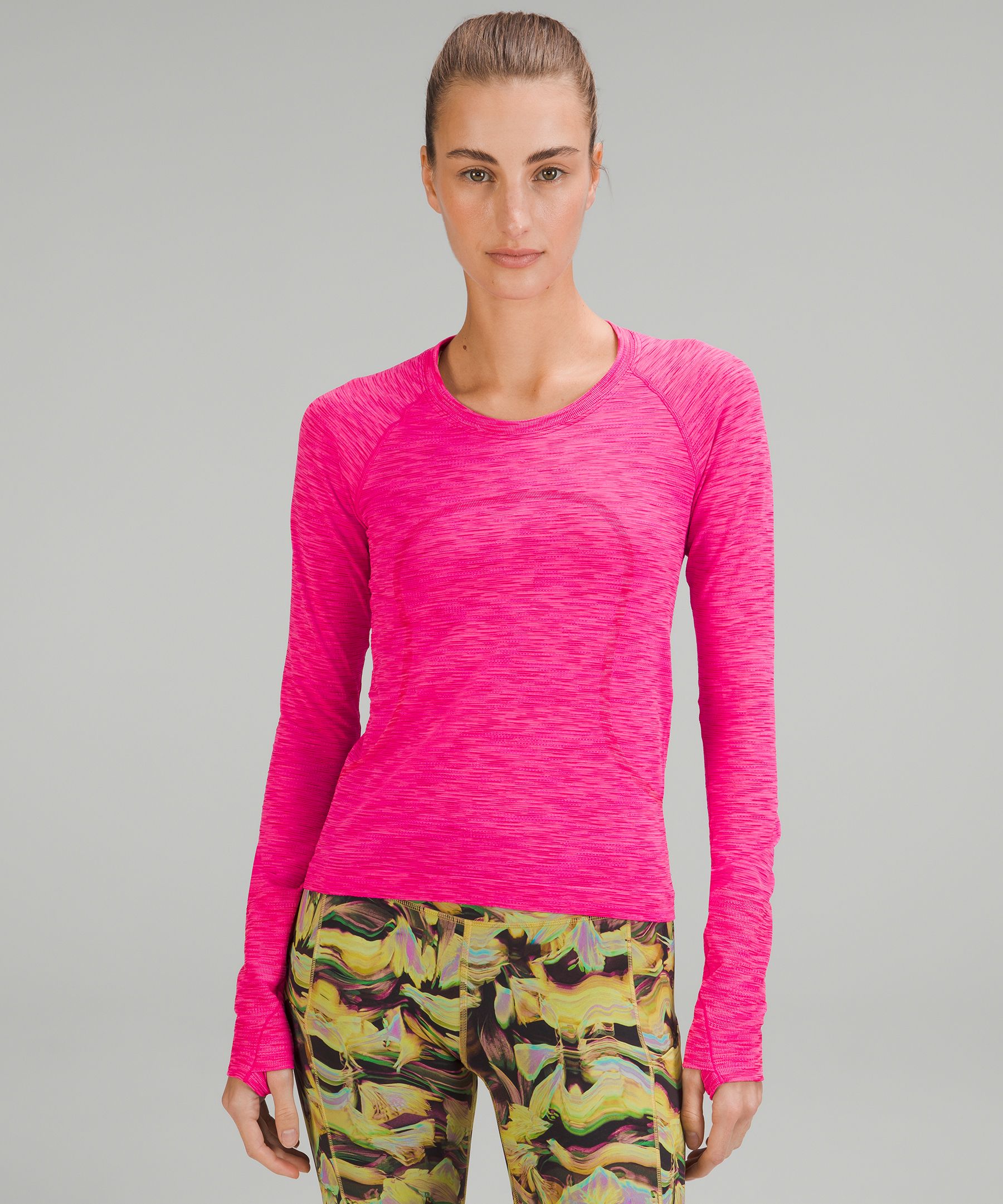 lululemon – Women's Swiftly Tech Long-Sleeve Shirt 2.0 – Color Pink – Size  10, £68.00