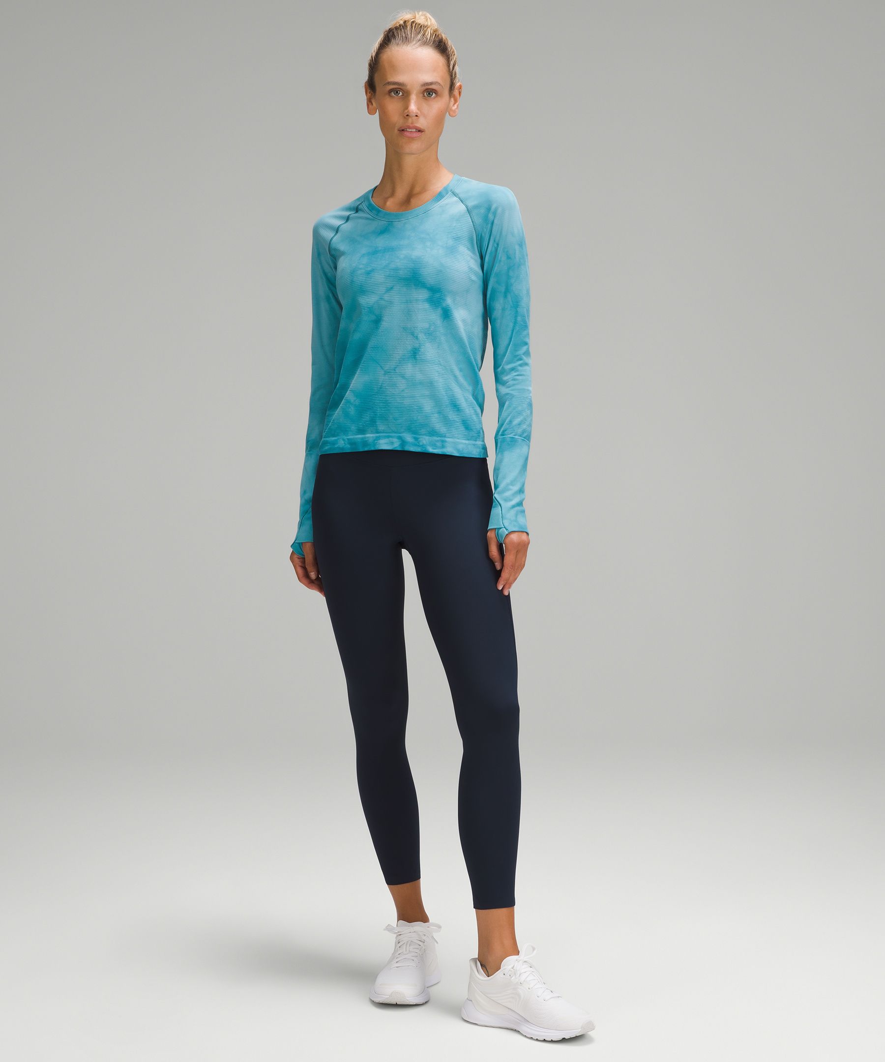 NWT Lululemon Blue Nile Swiftly Tech Long Sleeve Shirt 2.0 Race Length Size  4