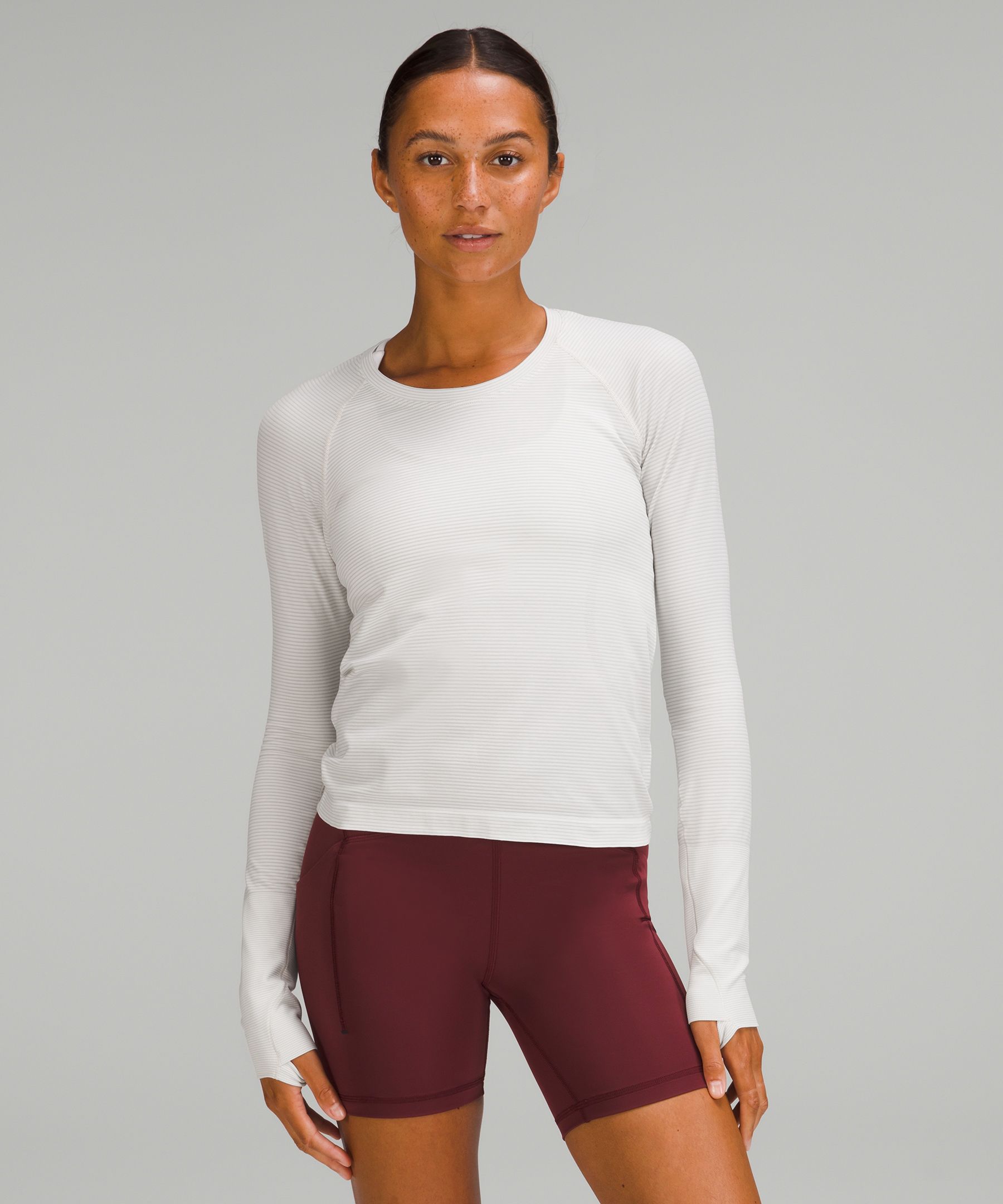 Lululemon Swiftly Tech Long Sleeve 2.0 - Daydream / White - lulu