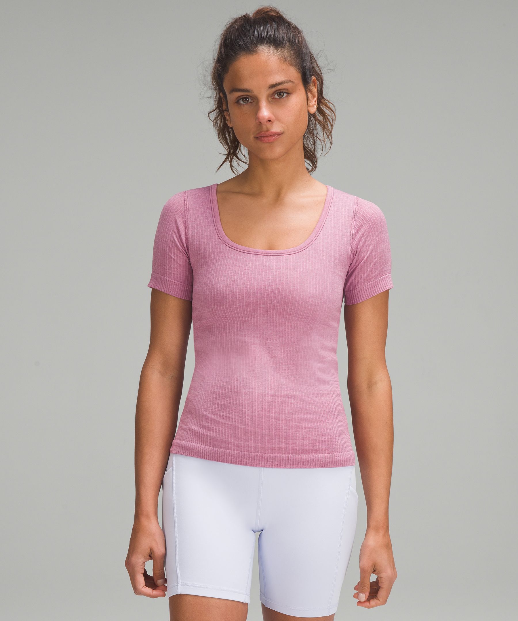 Lululemon athletica Ebb to Street Short-Sleeve Shirt, Women's Short Sleeve  Shirts & Tee's