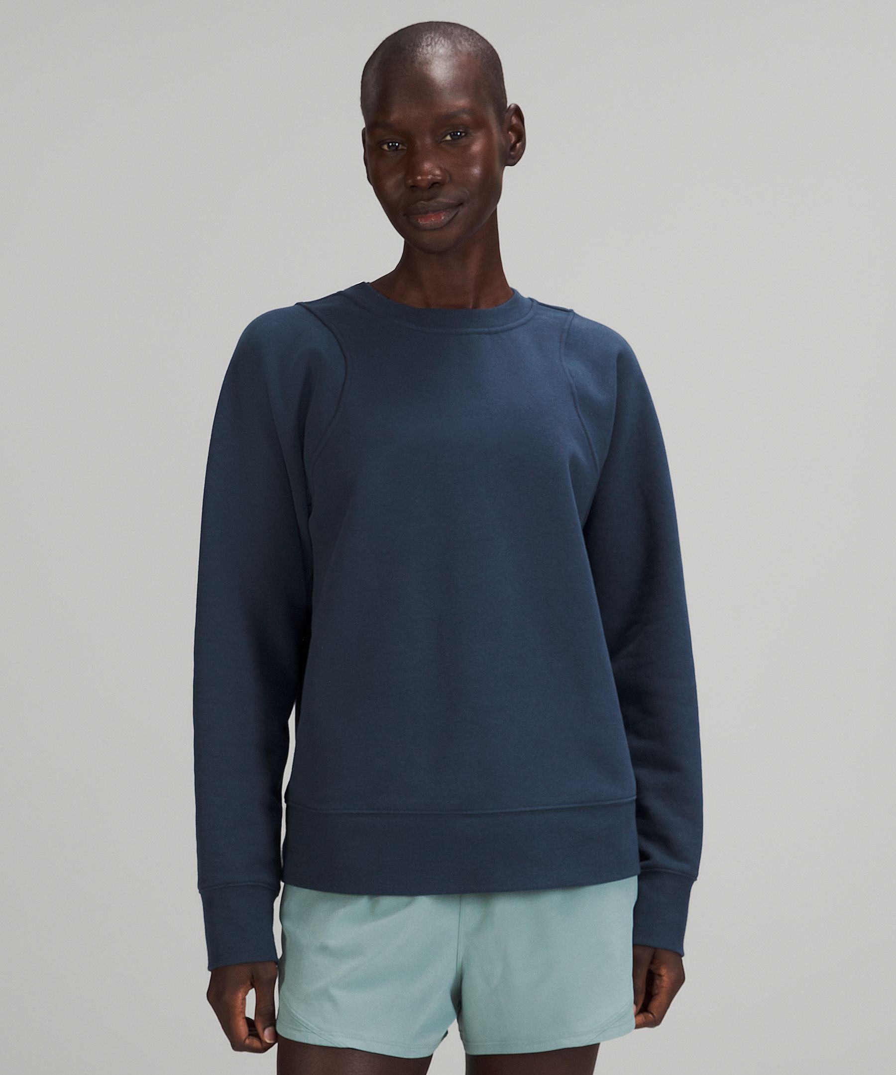 Lululemon Loungeful Crewneck Pullover In Mineral Blue