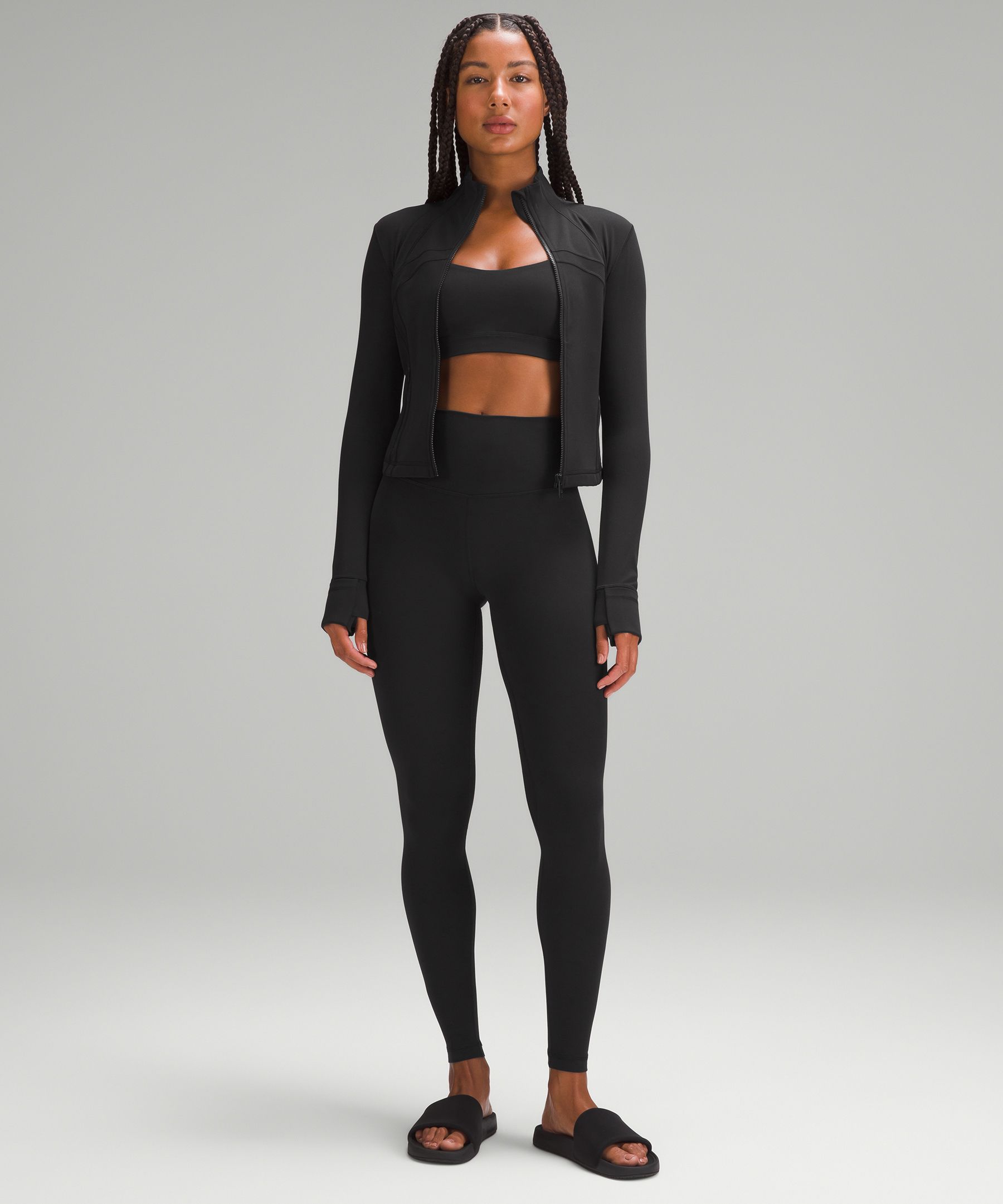 Define Cropped Jacket *Nulu, Women's Hoodies & Sweatshirts