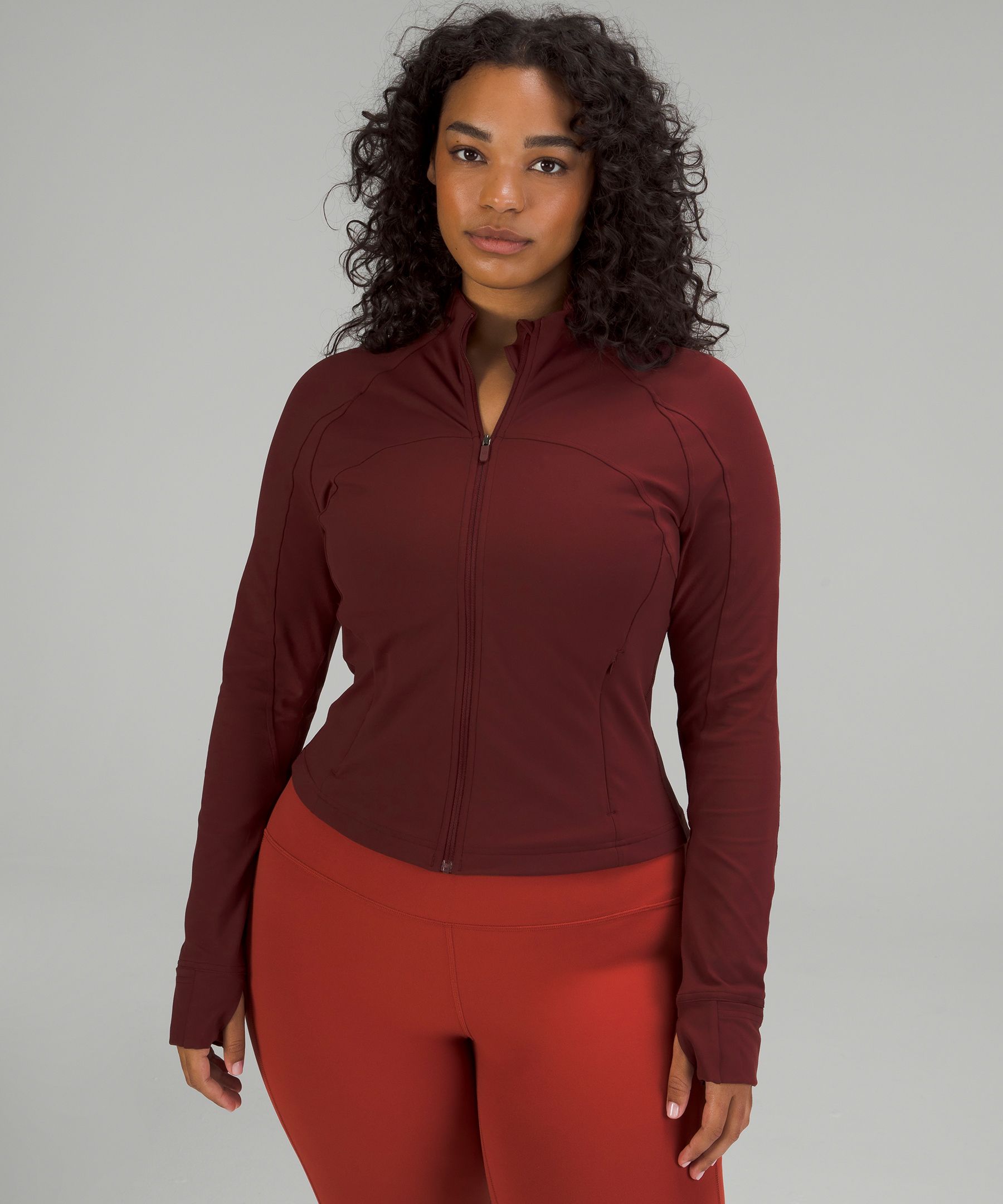 Track Cropped Define Jacket *Nulu - Terra Orange - 2 at Lululemon