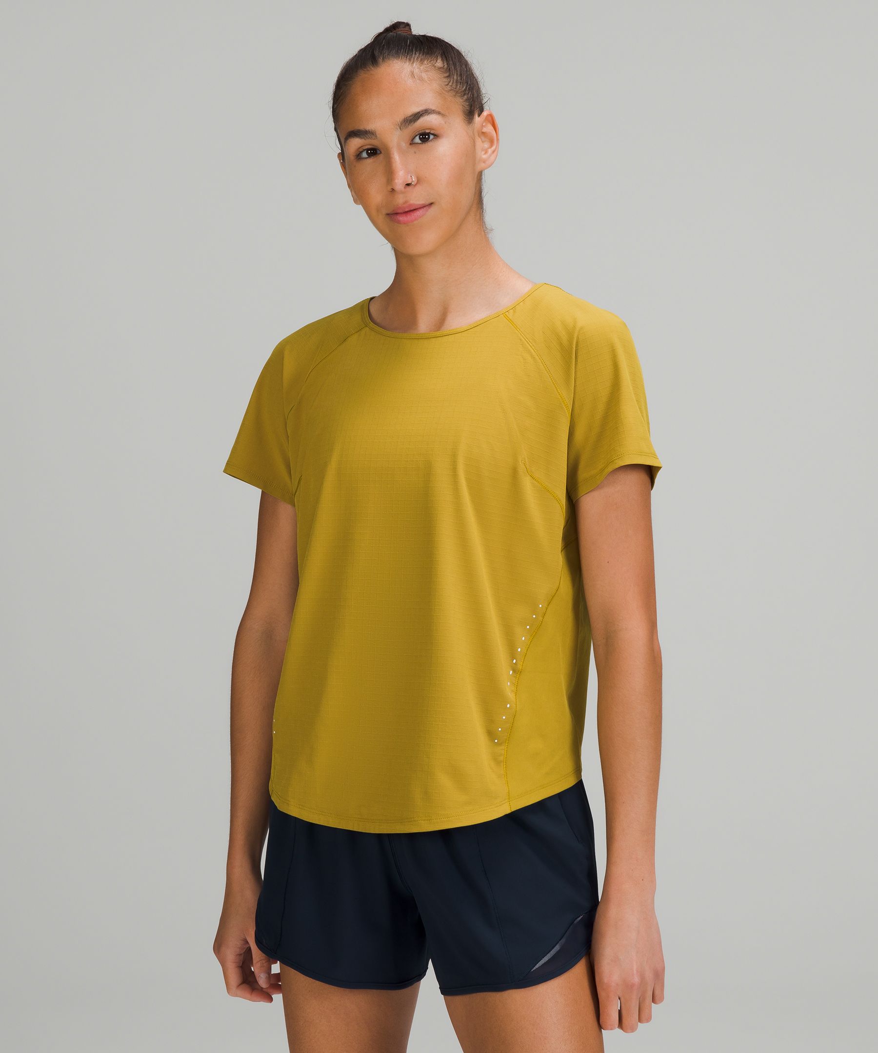 Lululemon Lightweight Stretch Running Short Sleeve Shirt In