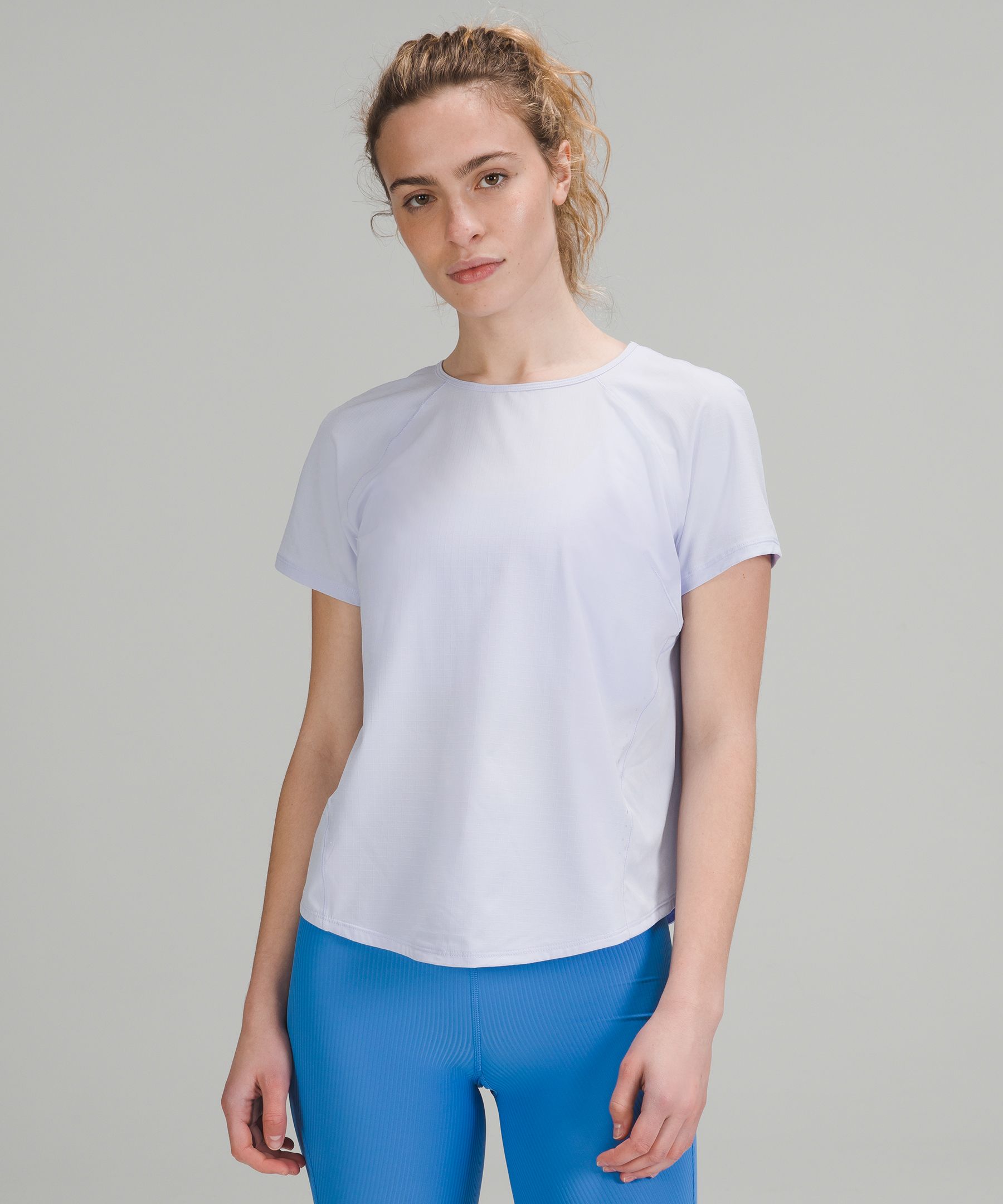 Lululemon Lightweight Stretch Running Short Sleeve Shirt In Pastel