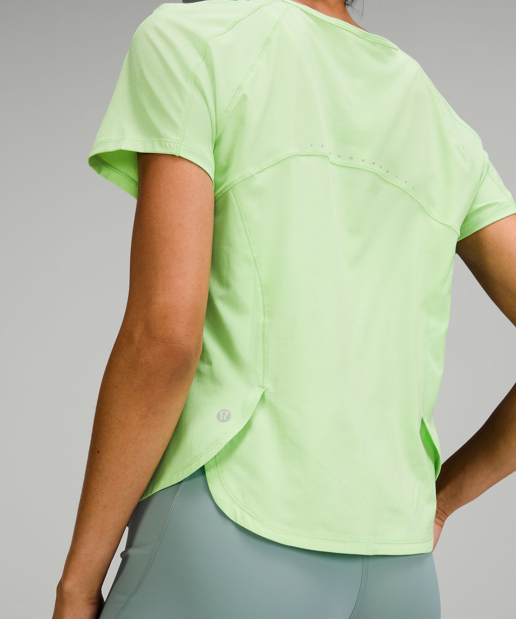 Lululemon Lightweight Stretch Running Short Sleeve Shirt In Pastel