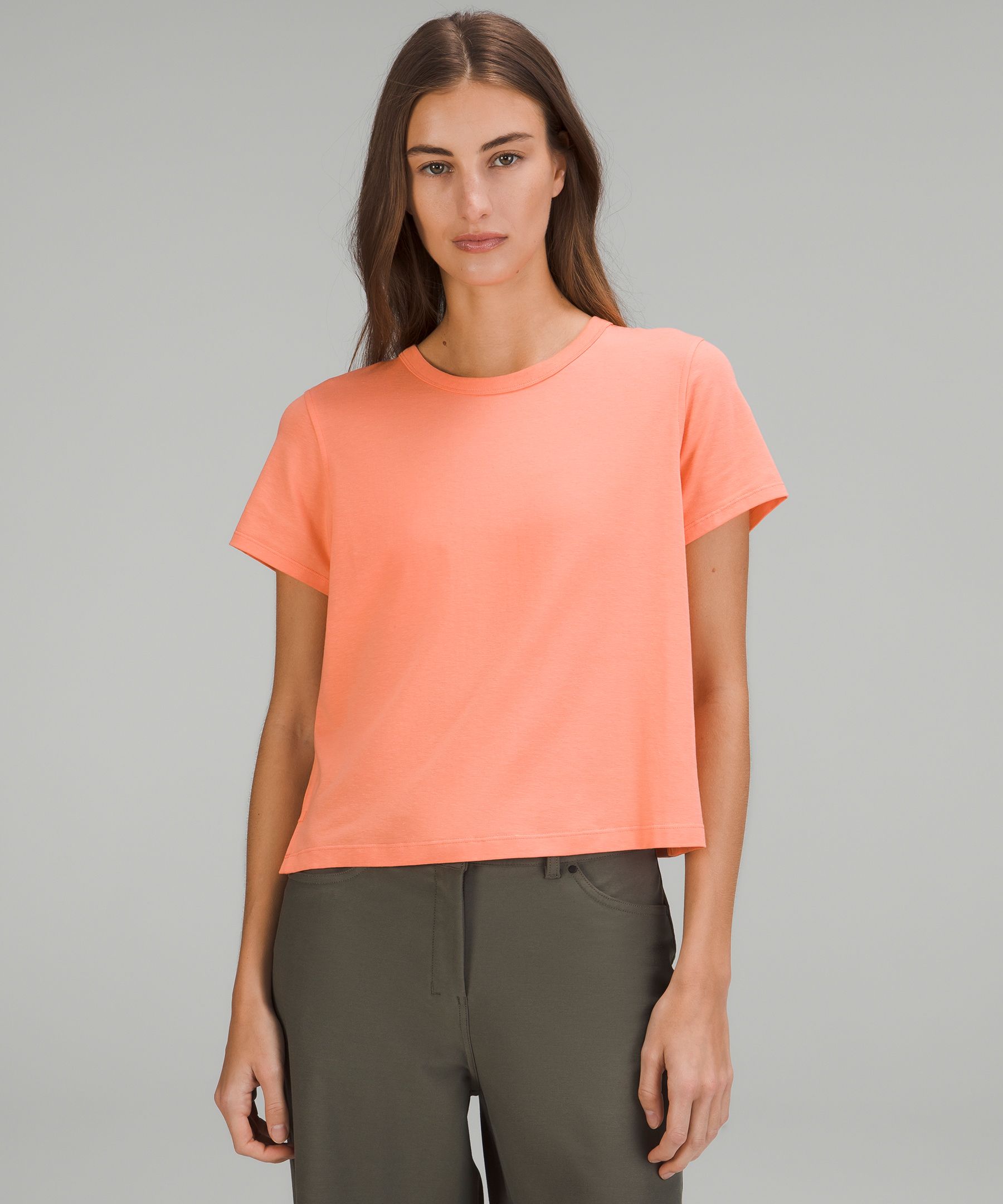 Lululemon Classic-fit Cotton-blend T-shirt