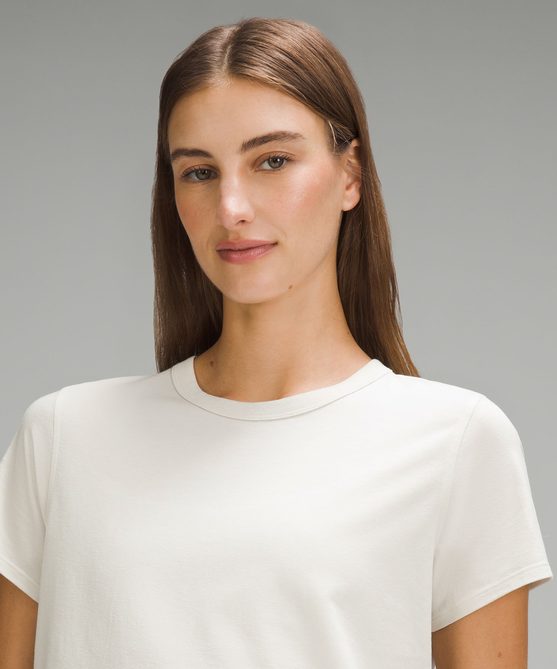 Classic-Fit Cotton-Blend T-Shirt | Women's Short Sleeve Shirts
