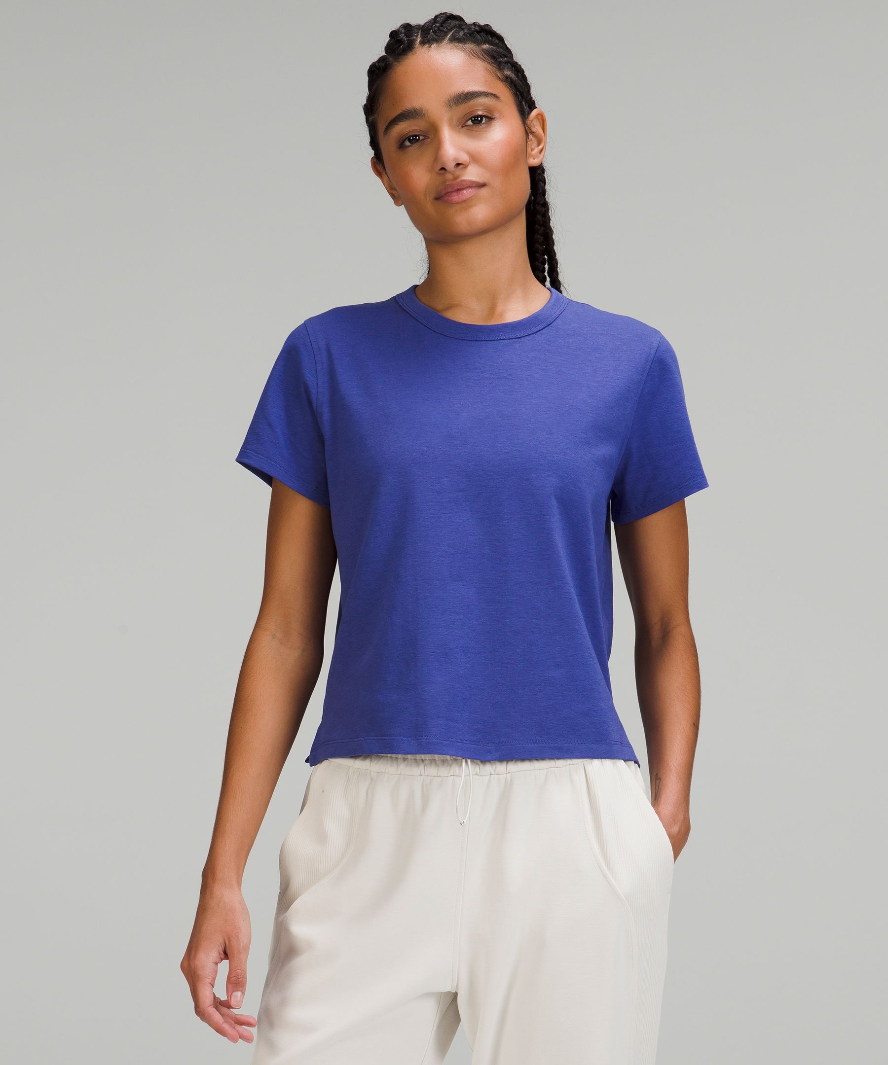 Lululemon Classic-fit Cotton-blend T-shirt