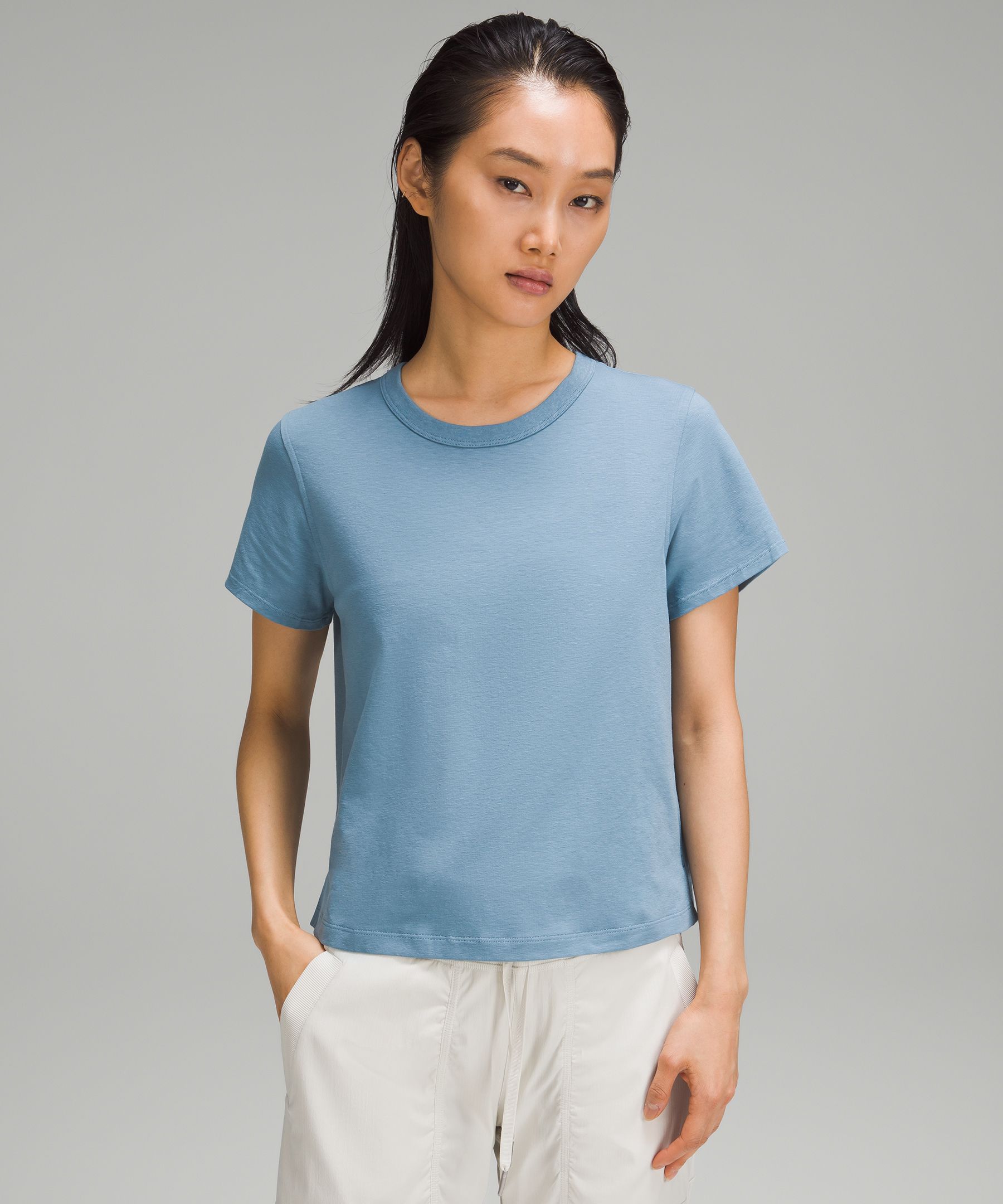 Lululemon Classic-fit Cotton-blend T-shirt