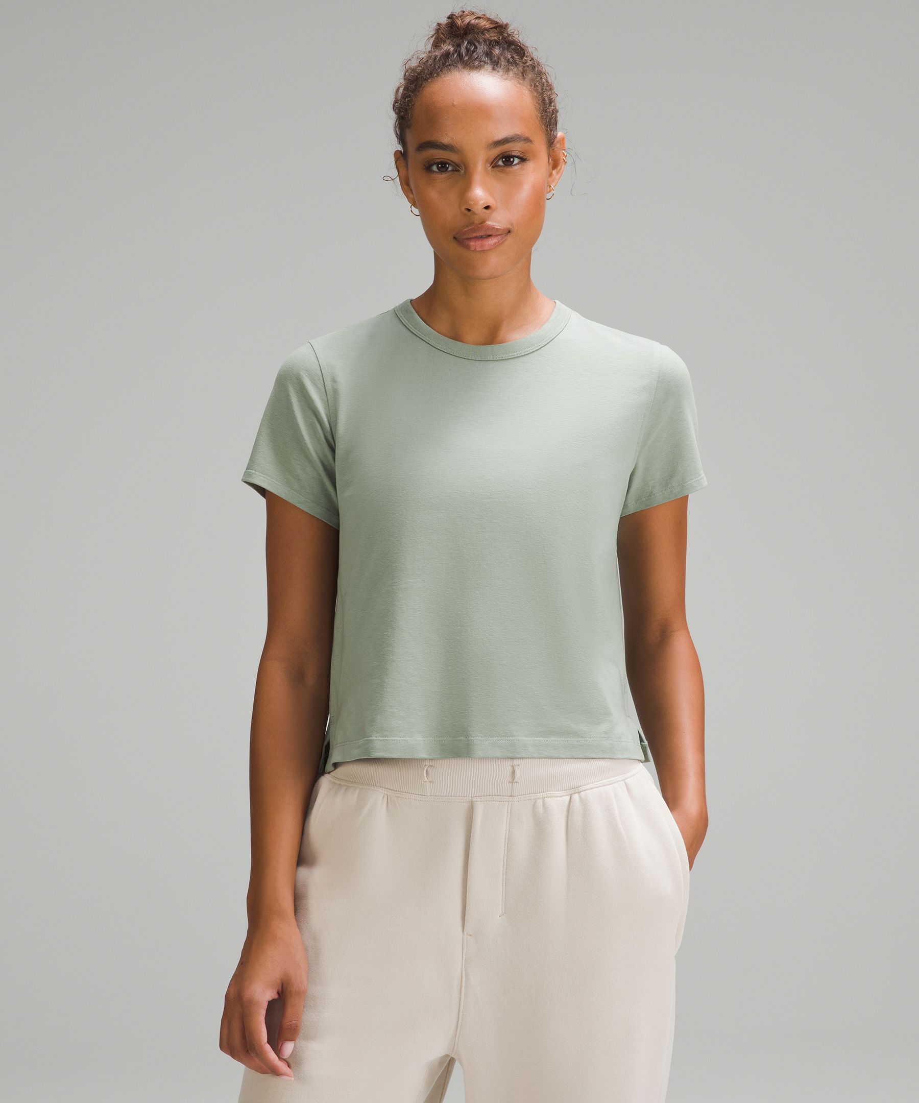 Lululemon Classic-fit Cotton-blend T-shirt